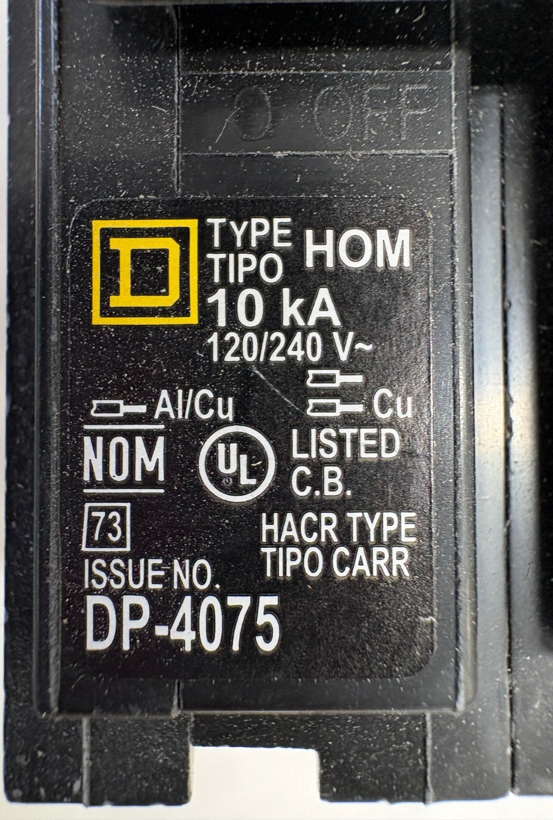 Square-D HOM230 Homeline 30A Double Pole Breaker Schneider DP-4075 New Shipped!