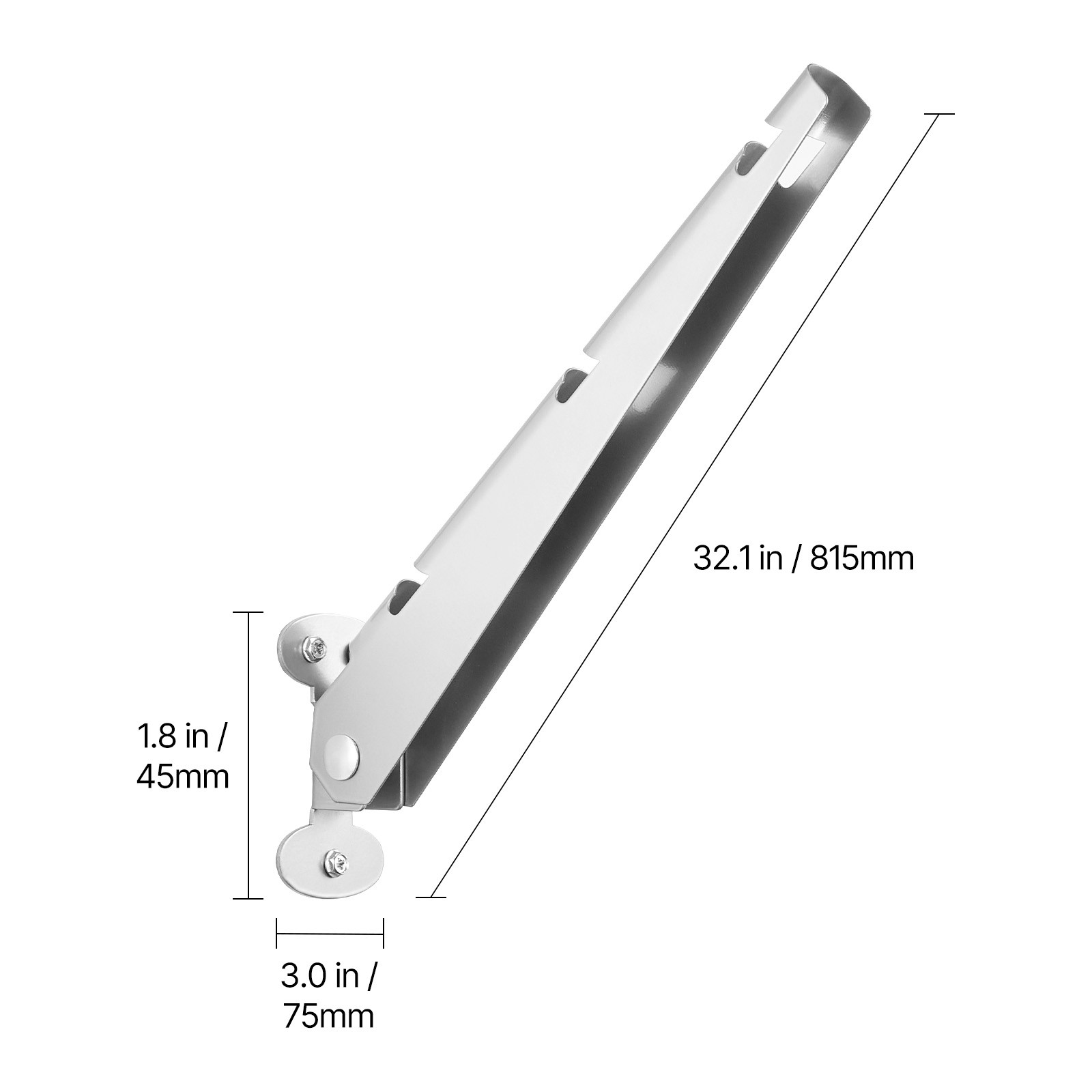 Barbed Wire Arm 10Pack 12.2 in Galvanized Steel Fence Extender Surface Mounted