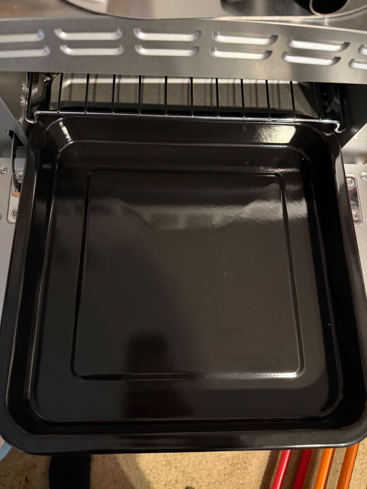 cuisinart pizza oven open but never used all pieces included