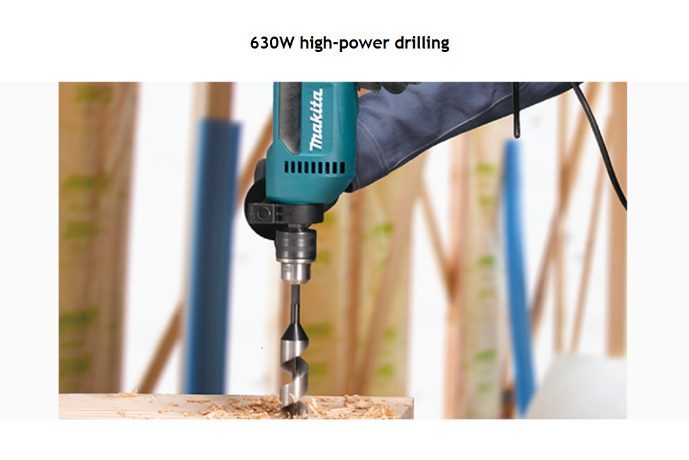 Makita DP4020 Corded 220-240V Drill 630W 3000Rpm 13mm Keyed 269mm 1.6kg USA(X)