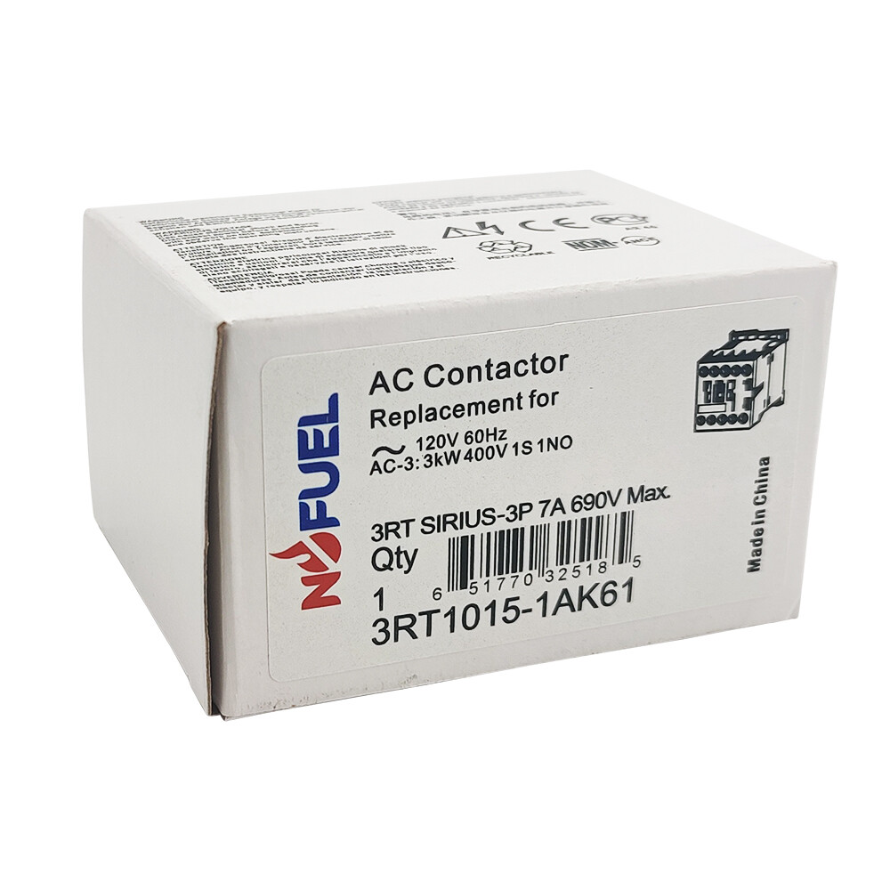 AC 3RT1015-1AK61 Contactor 120V coil replace Siemens Contactor 3RT1015-1AK60 7A