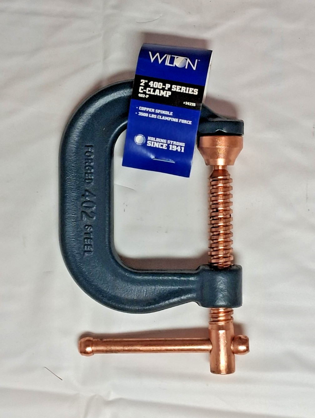 WILTON C-CLAMP 400 SERIES 2-1/8 “MO 2-5/8″TD 402-P