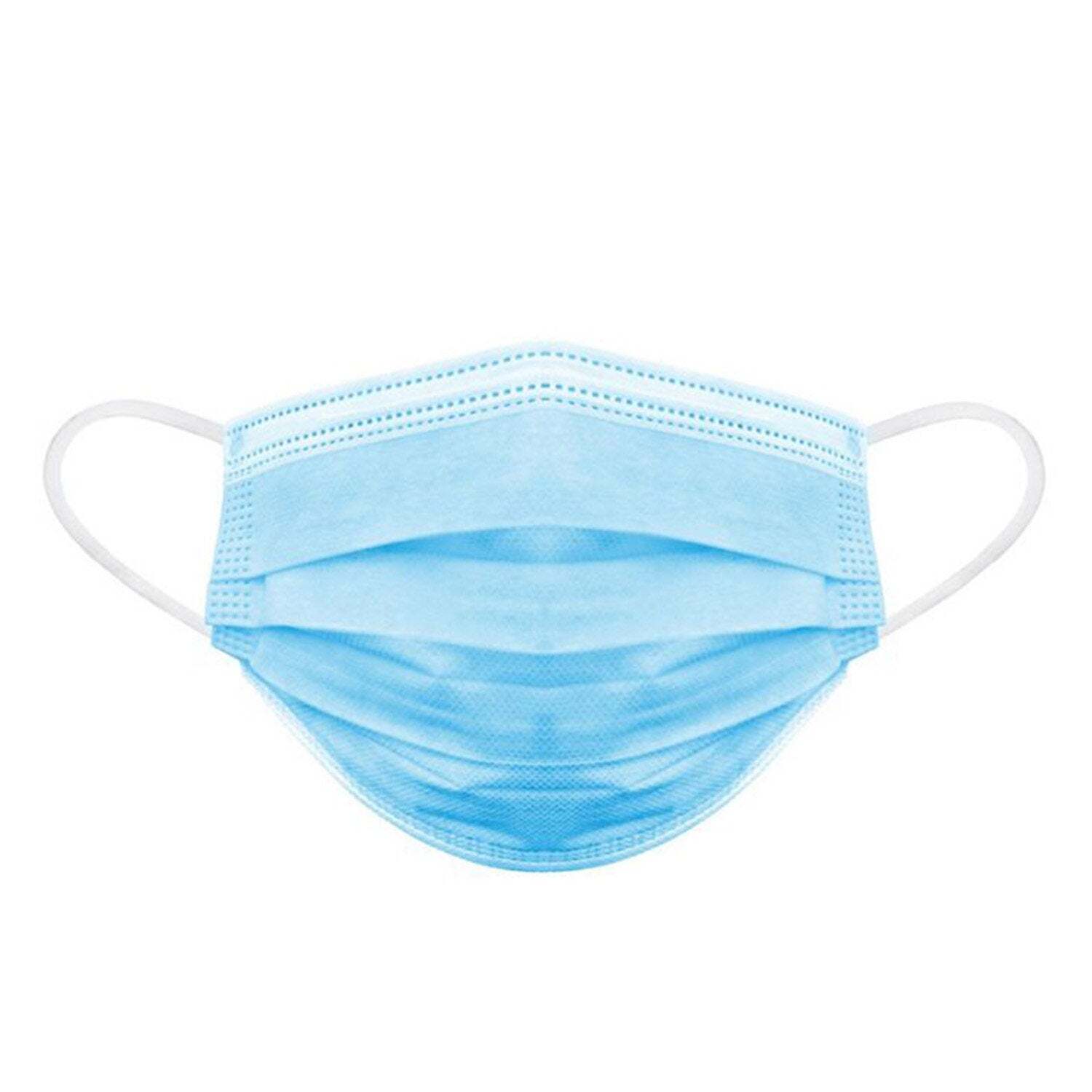Dual Fit, Pleated, Ear-Loop Face Masks , 50 PACK (FAST SHIPPING)
