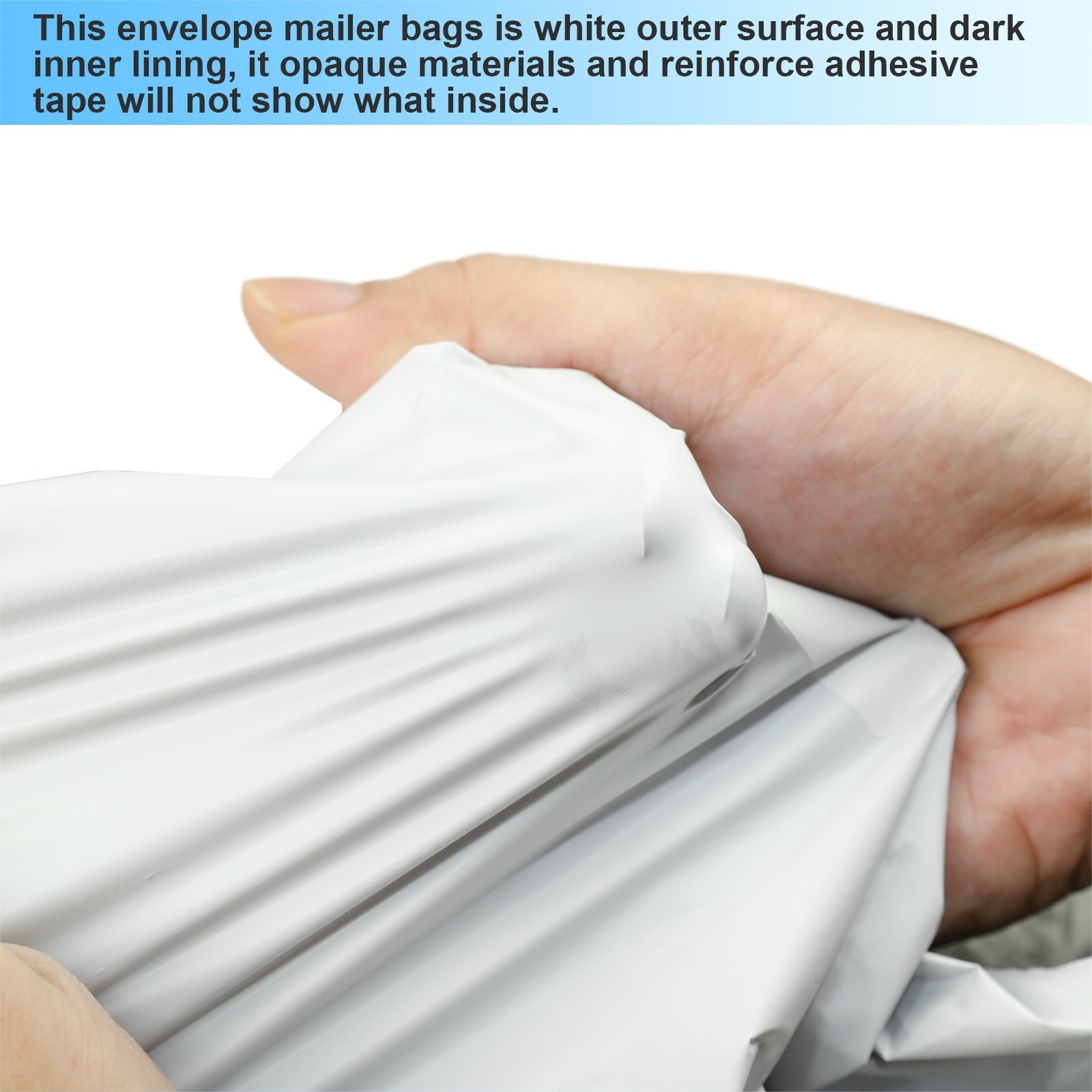 500-1000 PCS 6×9 7.5×10.5 14×17 Poly Mailers Shipping Envelopes Self Sealing Bag