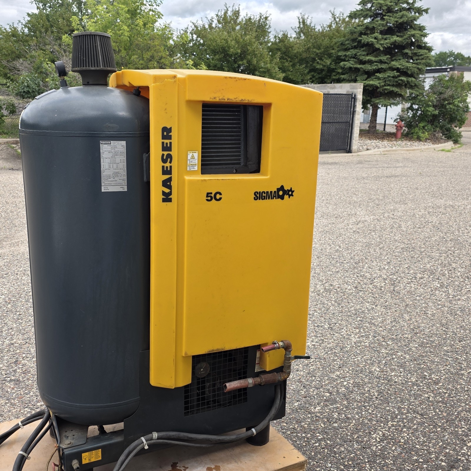 Kaeser Airtower 5C 5HP Rotary Screw Air Compressor 21 CFM 125 PSI 460V