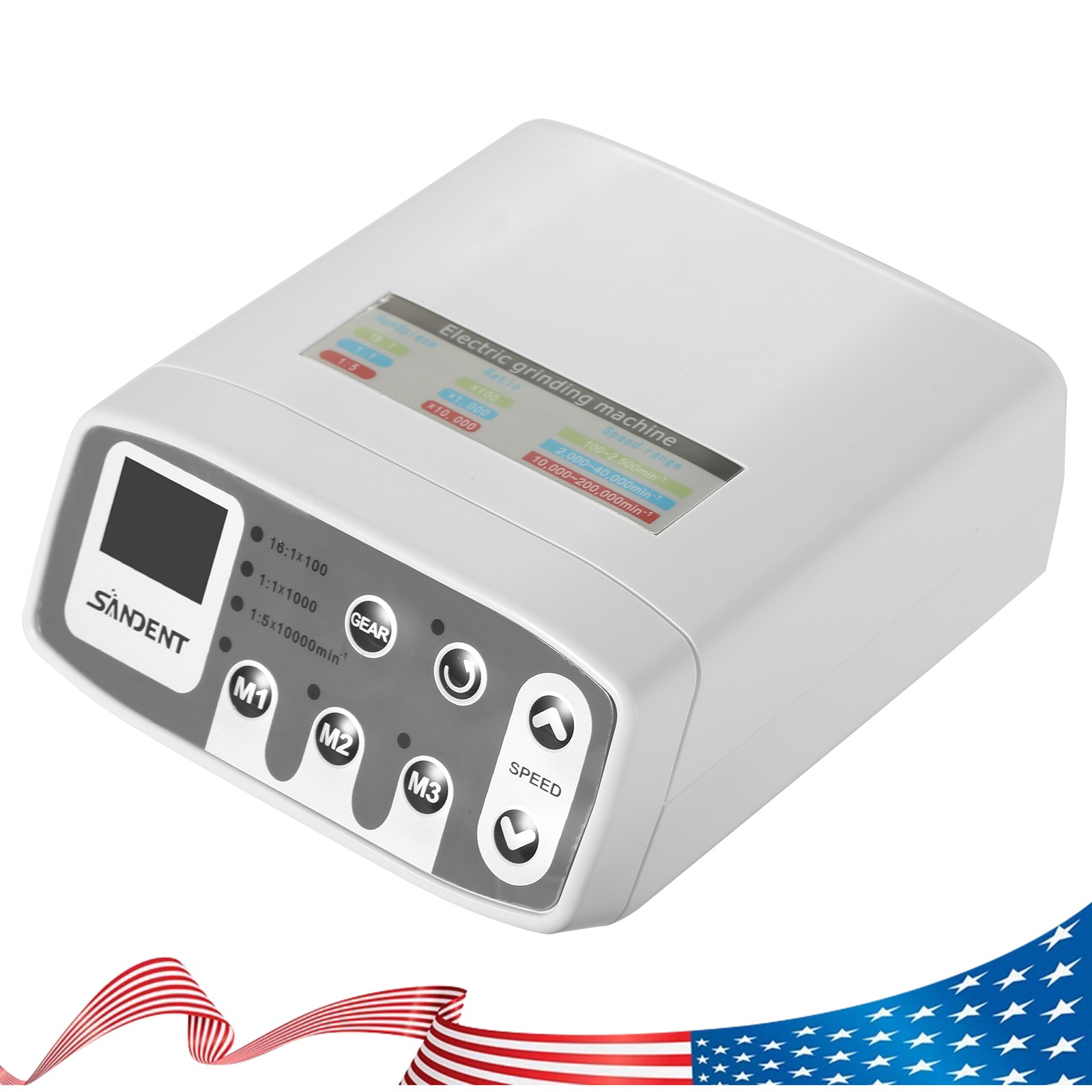SANDENT Dental Brushless LED Electric Micro Motor Fit 1:1/1:5/16:1 Handpiece US