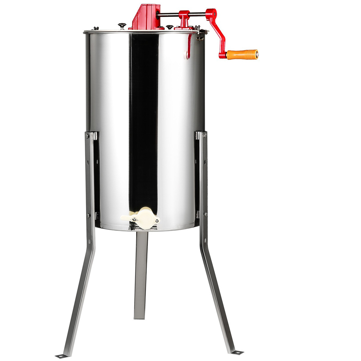 VEVOR Manual Honey Extractor Beekeeping Equipment 3 Frames Stainless Steel