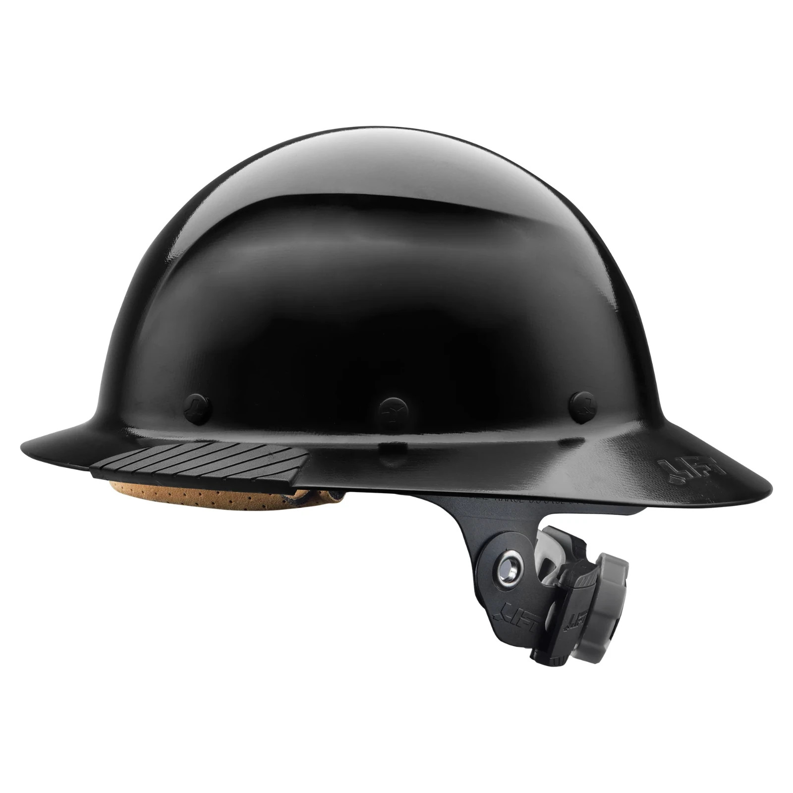 LIFT Safety HDF-15KG DAX Full Brim Hard Hat – BLACK–Factory 2nds