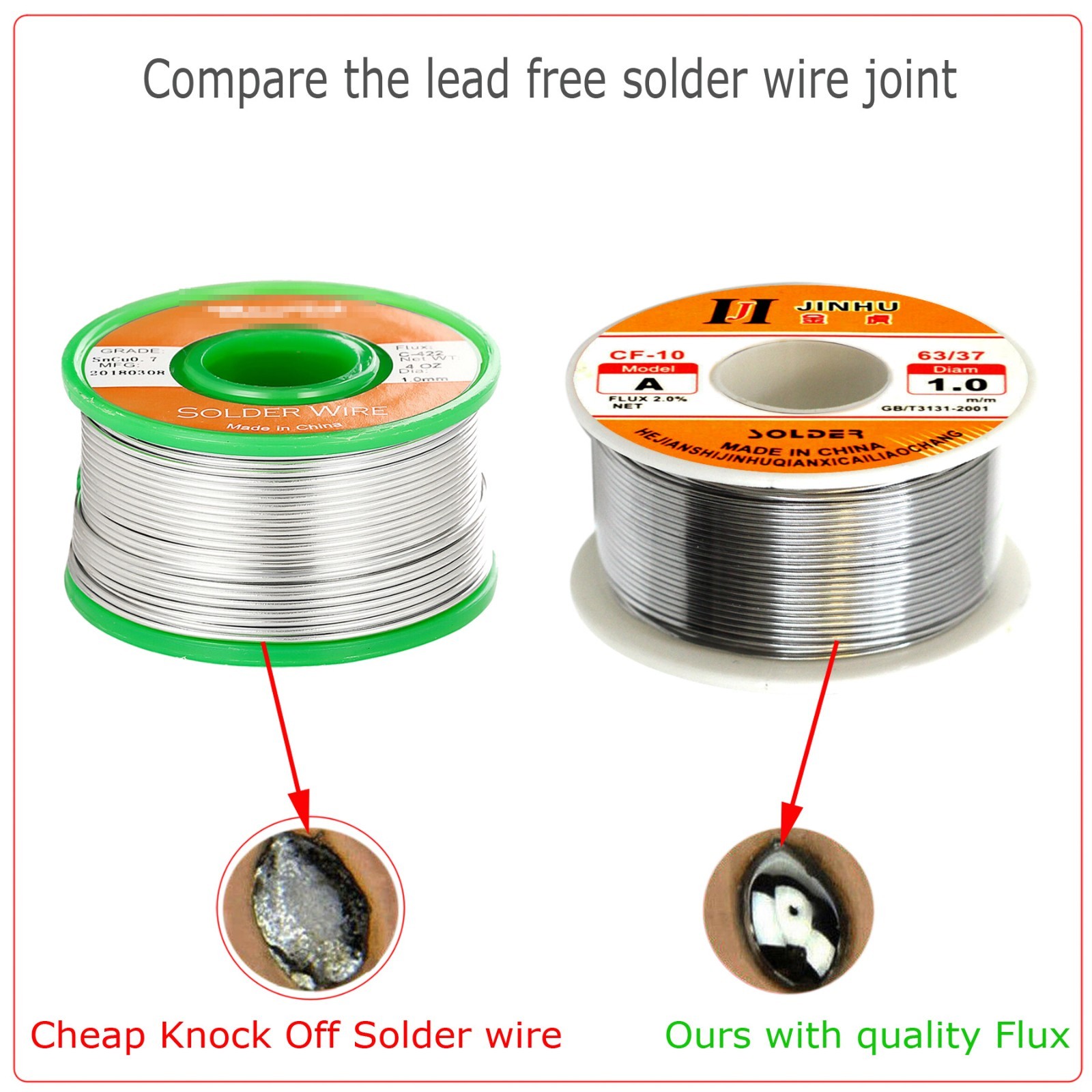 3X Quality Metal Cased Rosin Soldering Flux Paste Solder Wire Welding Grease 100