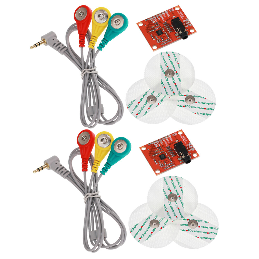 2 Sets Muscle Signal Sensor EMG Sensor for