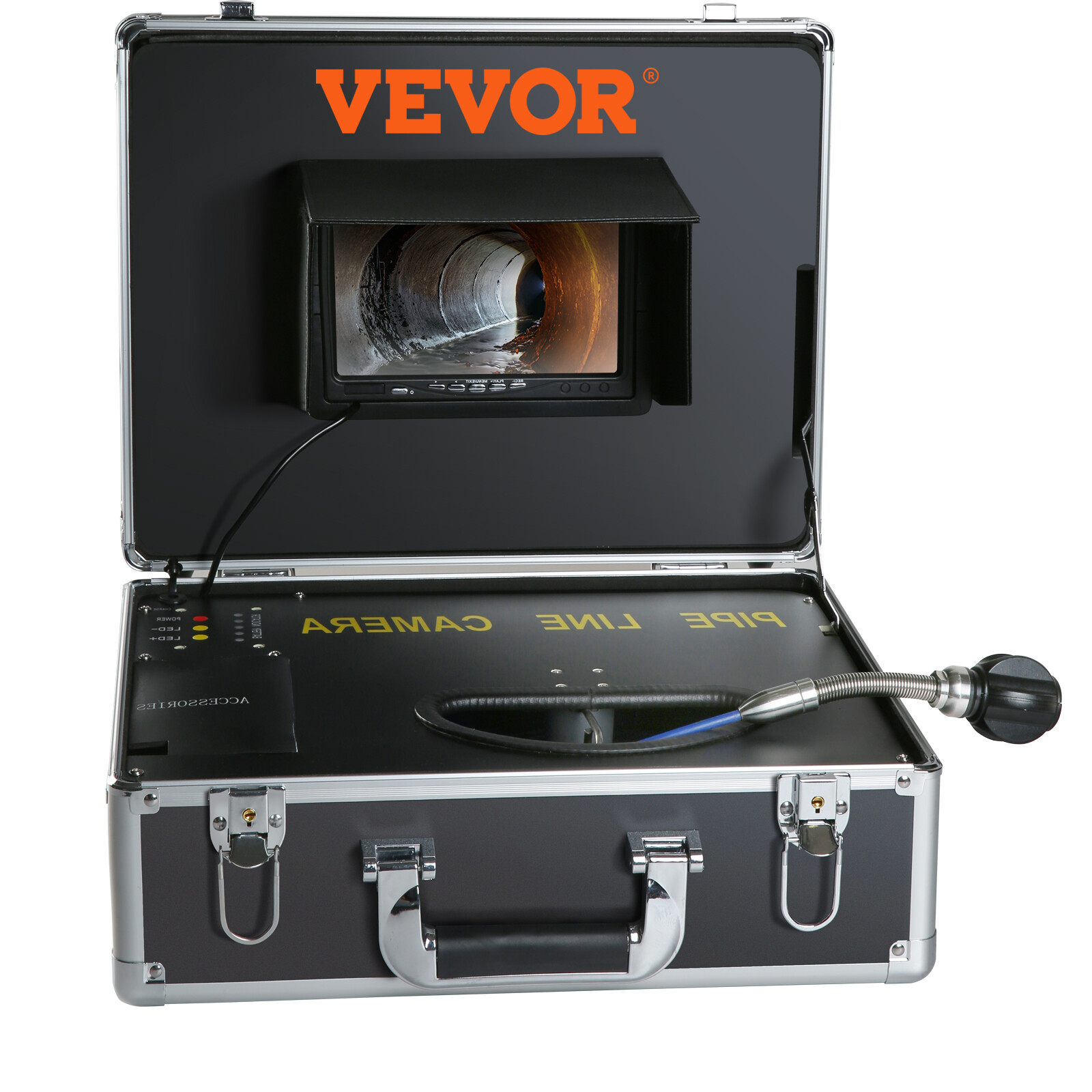 7″ Sewer Camera 50m/165ft Pipe Inspection Camera Drain Camera IP68 waterproof