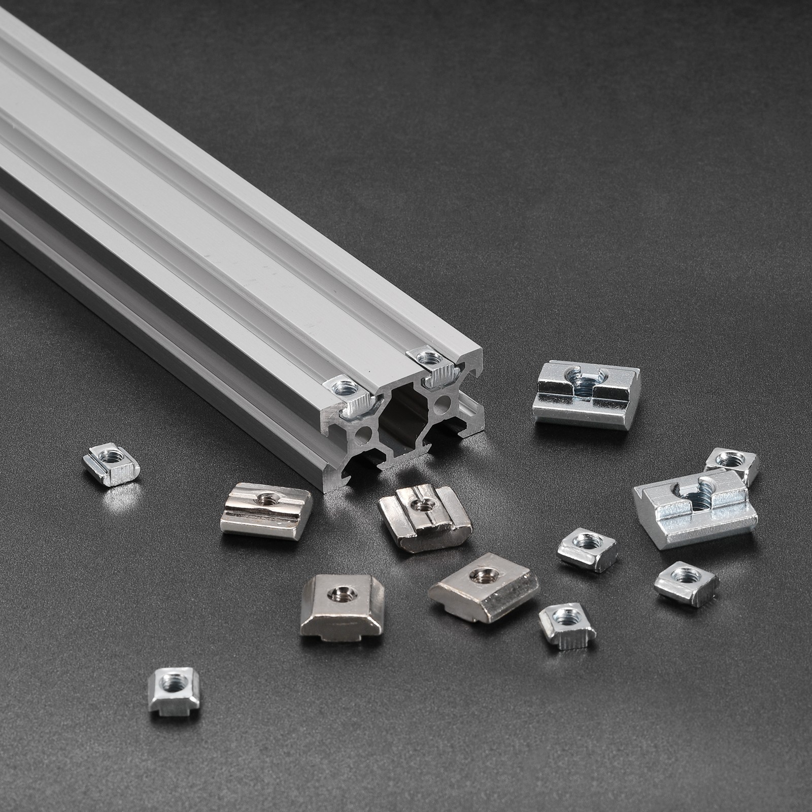 30pcs T Nuts – Nickel Plated Carbon Steel T Slot Bolts 3030 Series M4(Silver)]