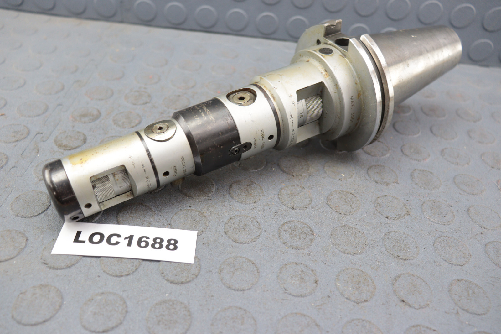KENNAMETAL CAT50 ROMICRON FINE BORING HEAD, DOUBLE HEADED LOC1688