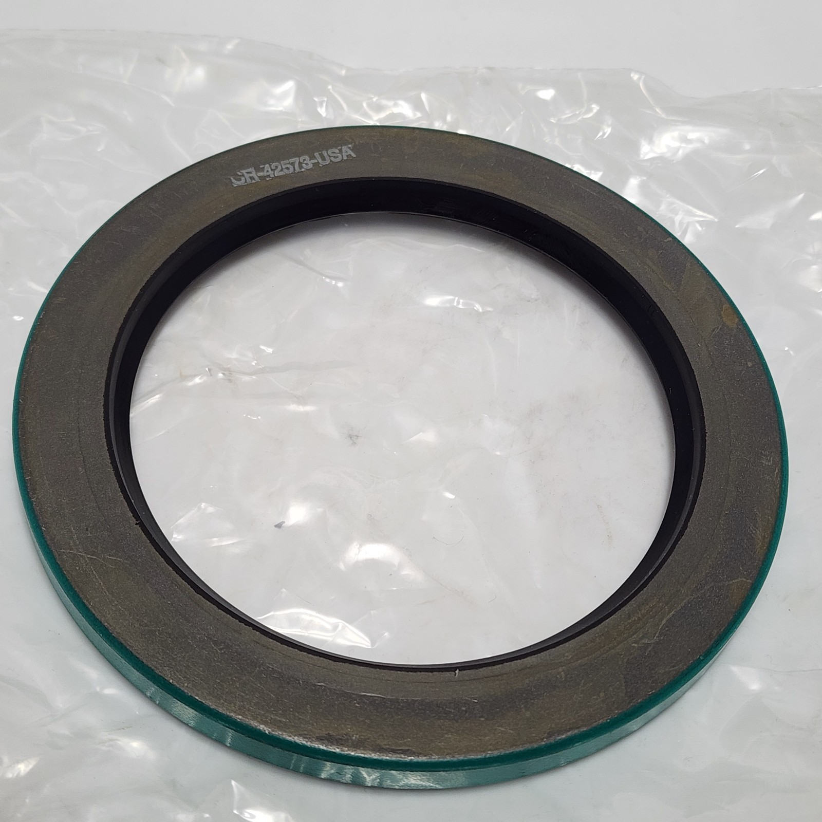 SKF 42573 Seal Single Lip Oil Seal – Solid, 4.250 in Shaft Dia .751 in OD, 0.