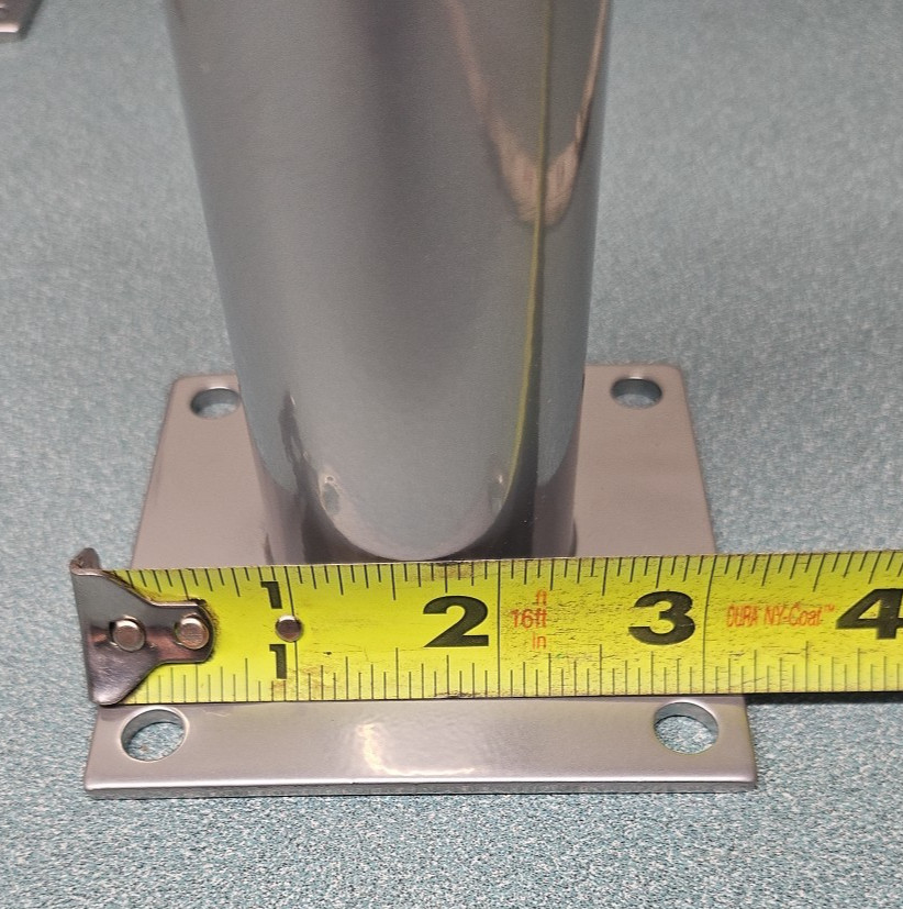 Pitco B3900701 3 1/4” Plate 6″ Deep Fryer Legs Set of 4