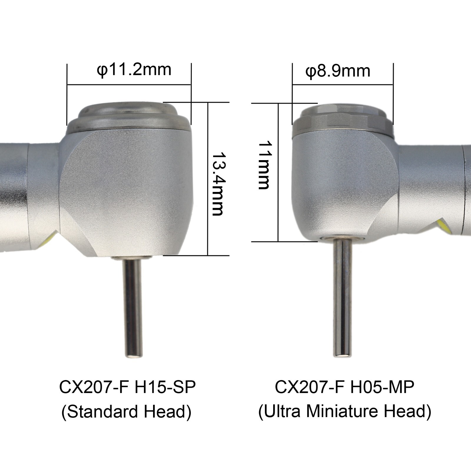 COXO Dental Small Mini Head LED Handpiece High Speed Air Turbine 4 Hole NSK Kids