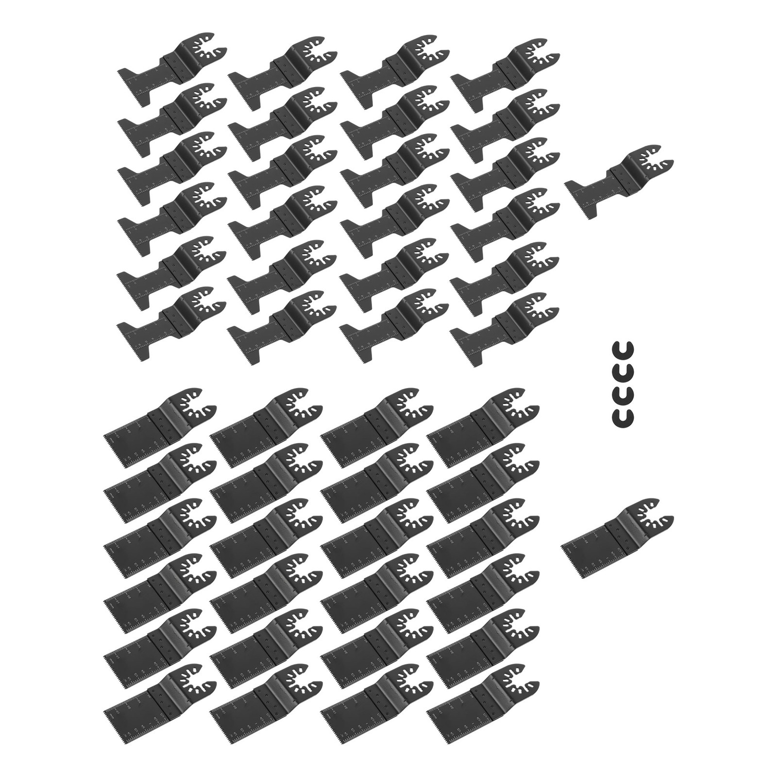 50 Pcs Multitool Blades Set for Wood Oscillating Saw Blades
