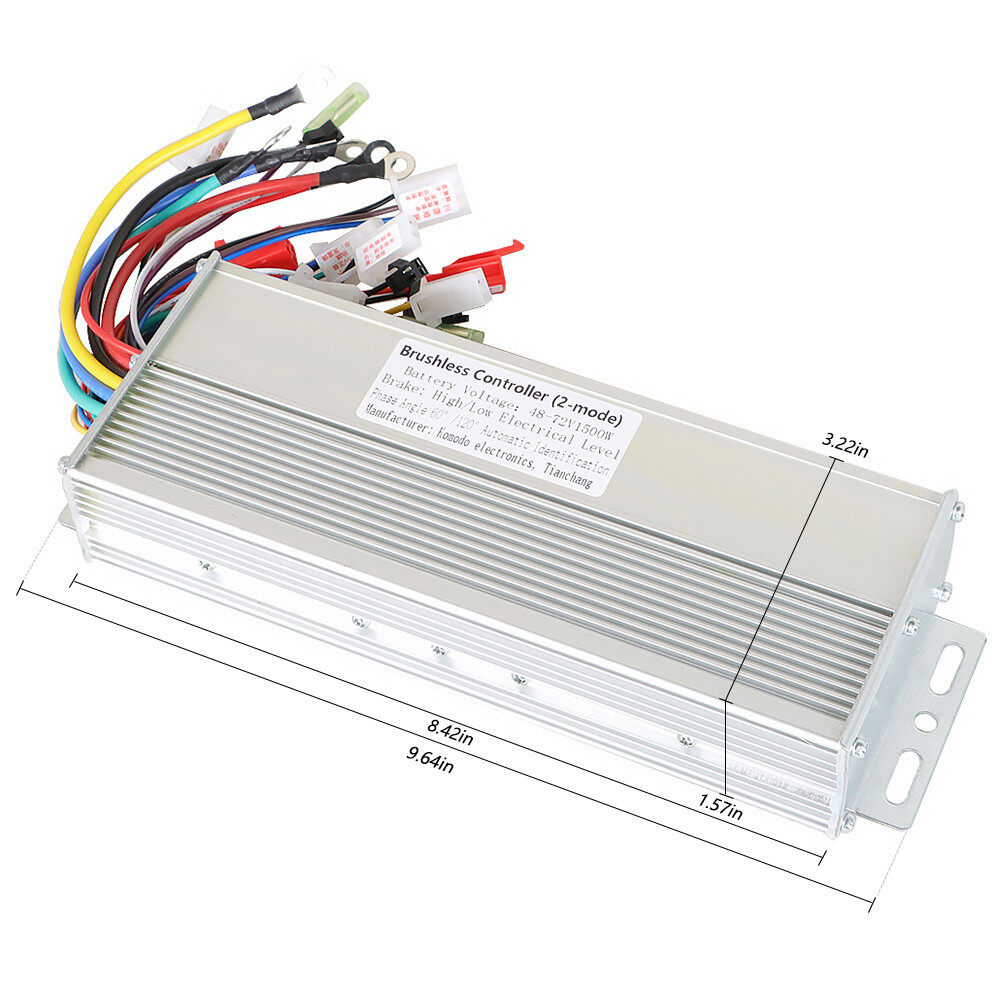 DC 48-72V 1500W Motor Speed Controller For Electric E-bike Scooter Brushless New