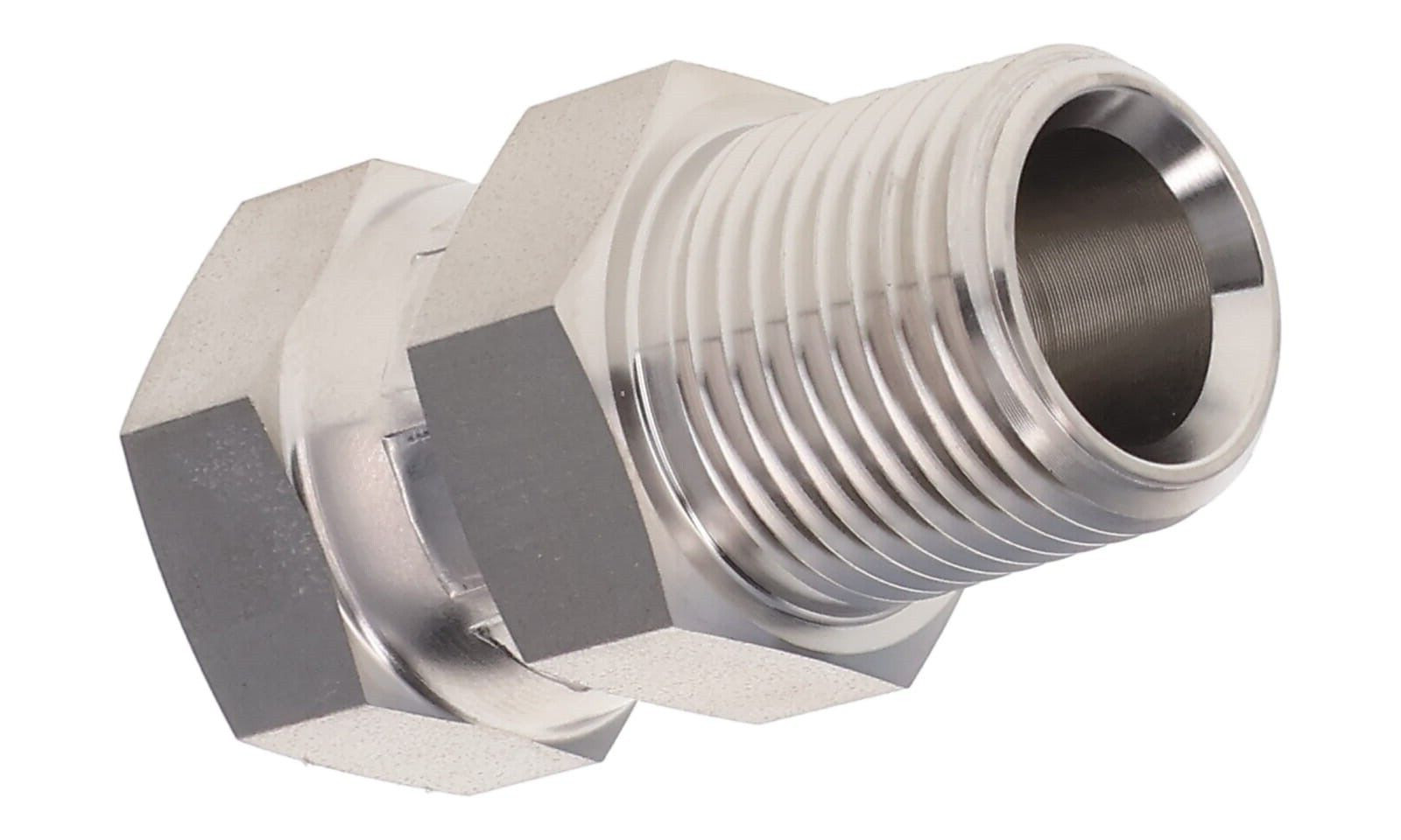 1/4″ Male NPT x 1/4″ Female NPSM Pipe Swivel Straight Adapter 316 1404-04-04-SS