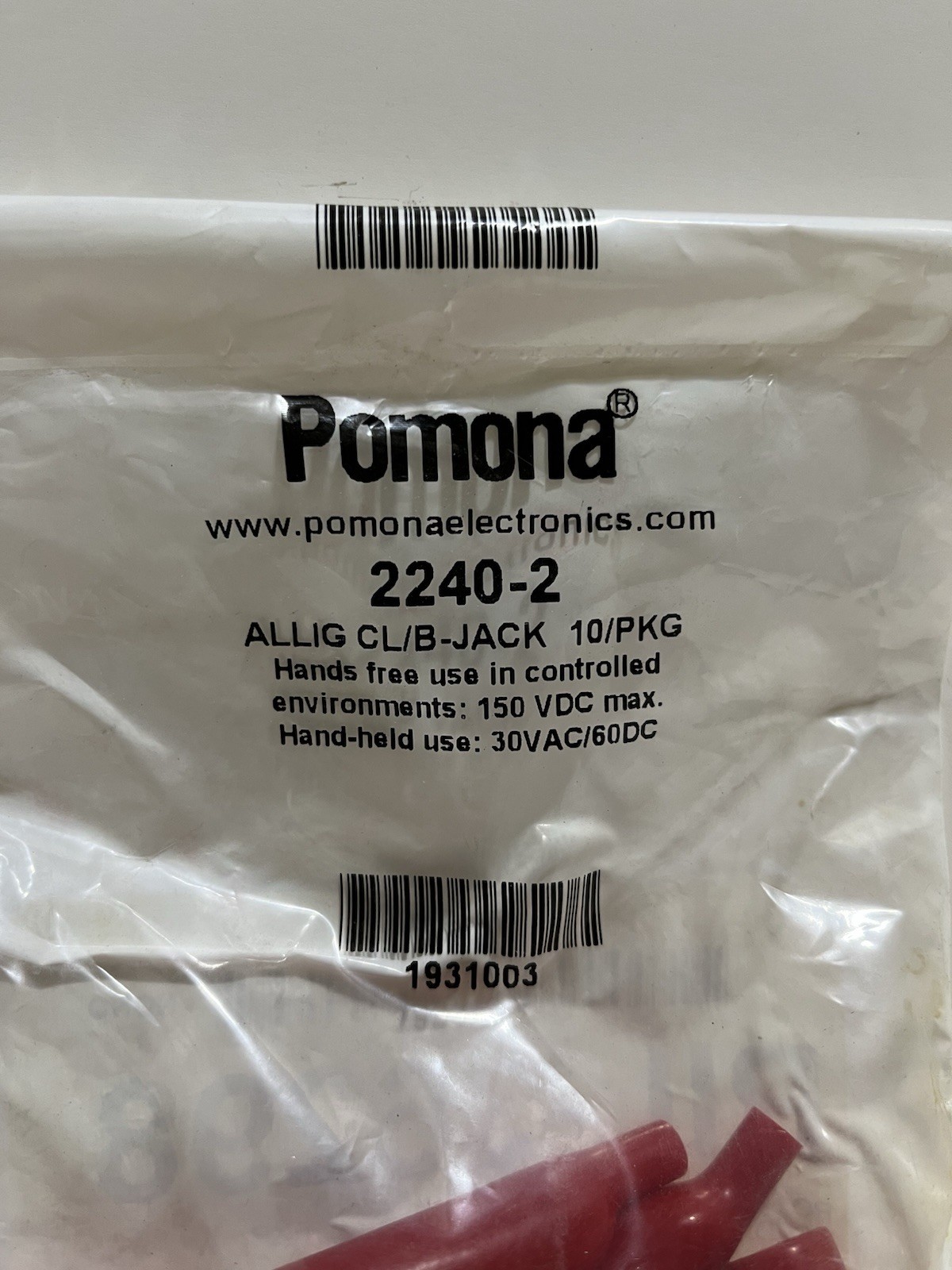 POMONA 2240-2 Alligator Clip 10 Pack LOT OF 3 NEW IN PACKAGING