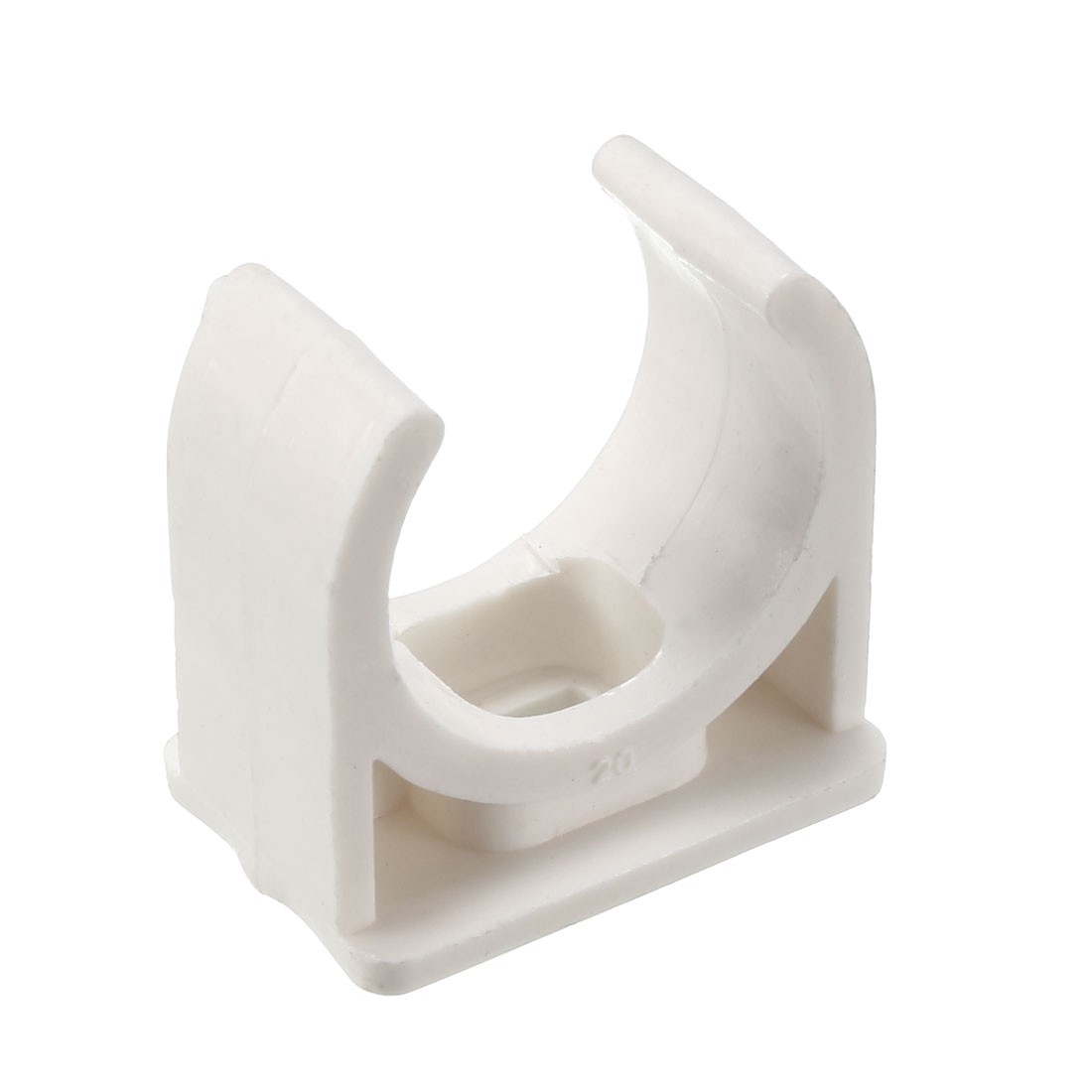 PVC Water Pipe 20mm Clamps Clips Fit for 20mm/0.79 Inch OD TV Trays 20Pcs