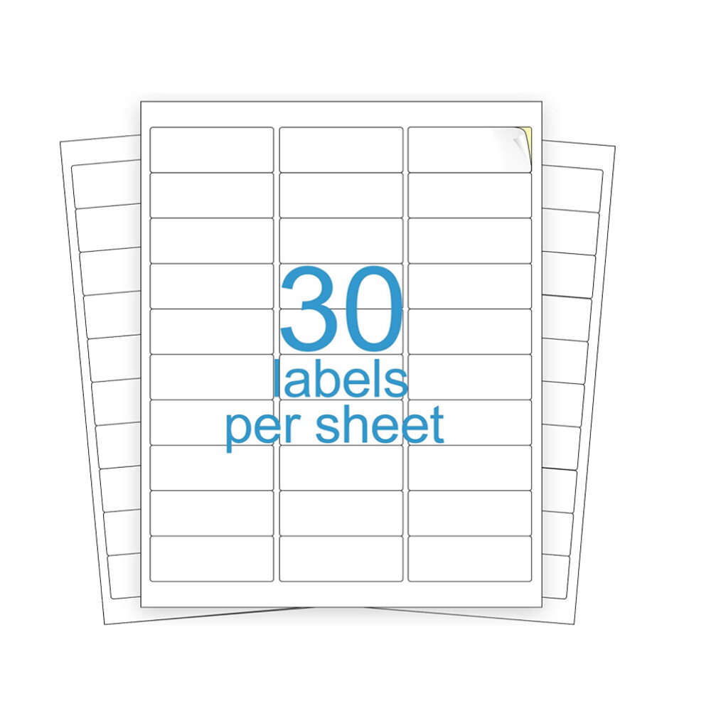 100-2000 Sheet Mailing Address Barcode Shipping Label Self Adhesive 30 Per Sheet