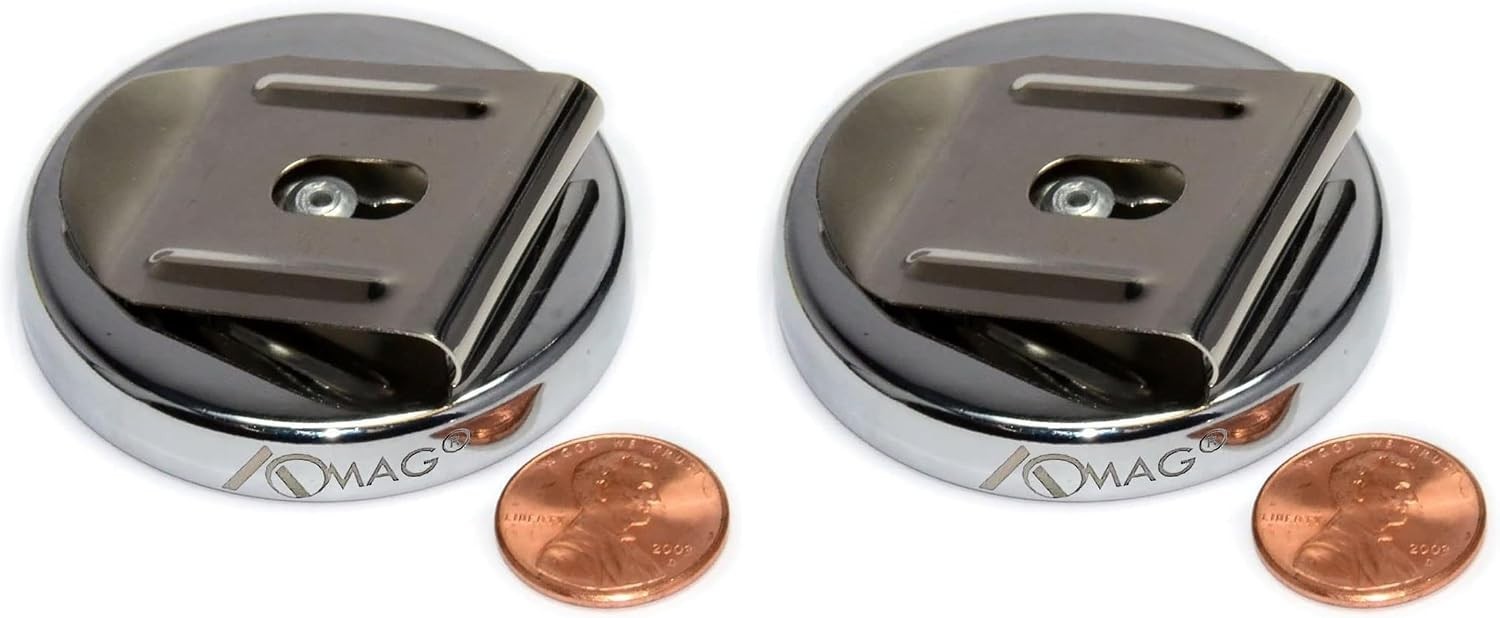 Durable 2″ Diameter Neodymium Magnetic Clip for Tools – 100 lbs Holding Power
