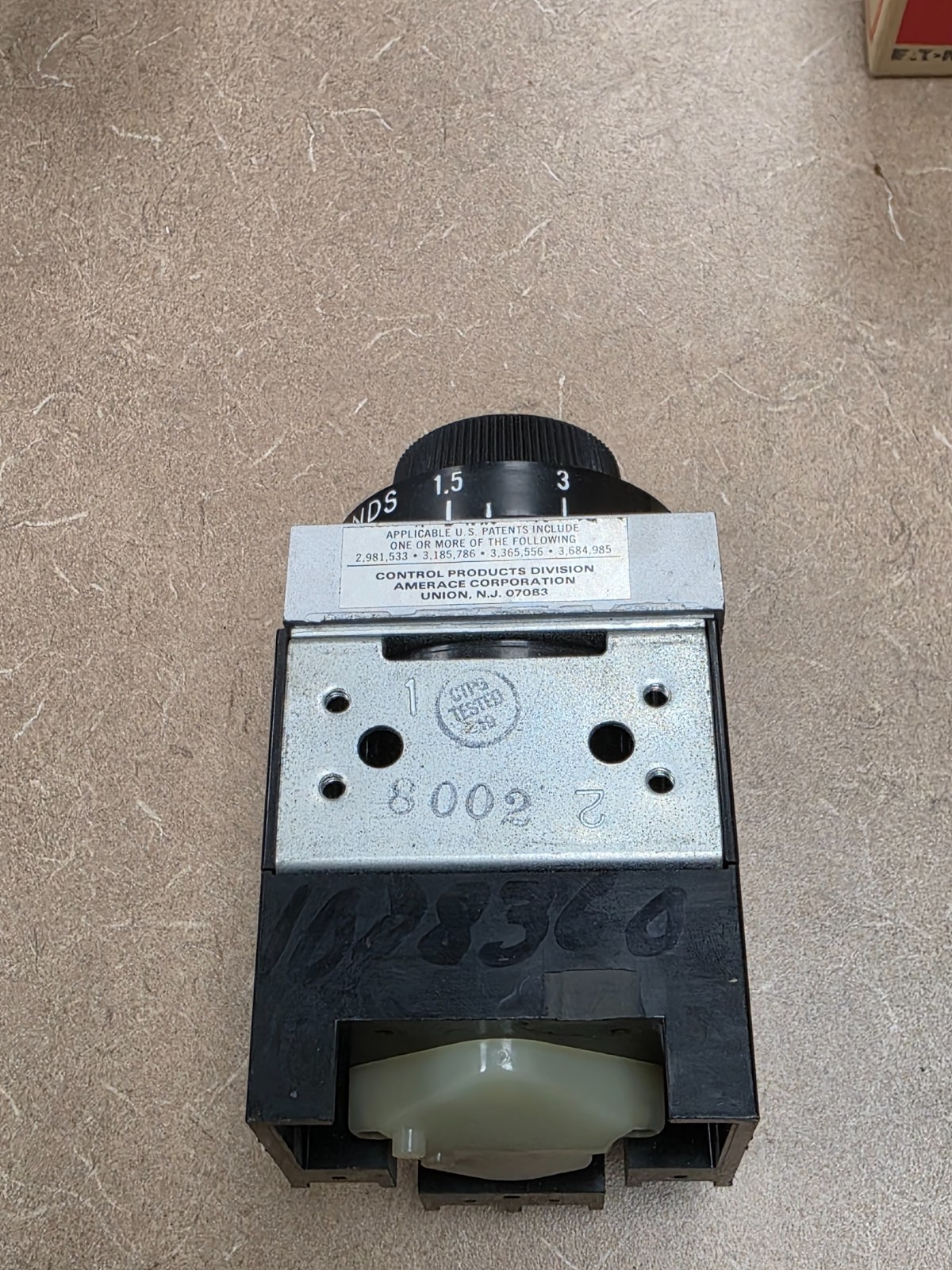 Agastat 7012BC Time Delay Relay 7000 Series 2PDT 240V 60Hz 1.5-15 Second Range