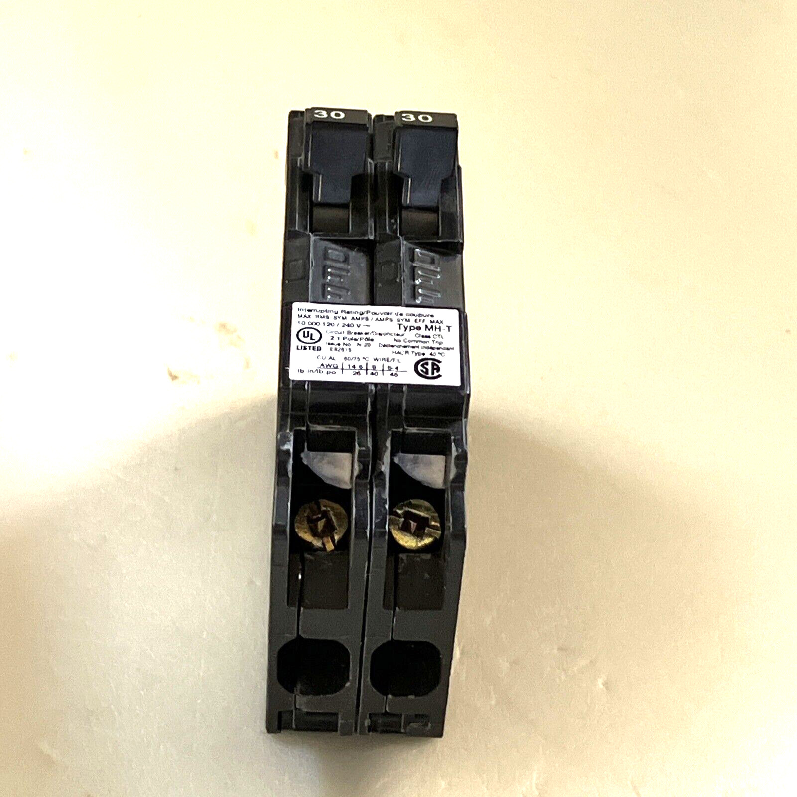 MURRAY MP3030 30A 120V/240V 1-POLE CIRCUIT BREAKER New!! CTL