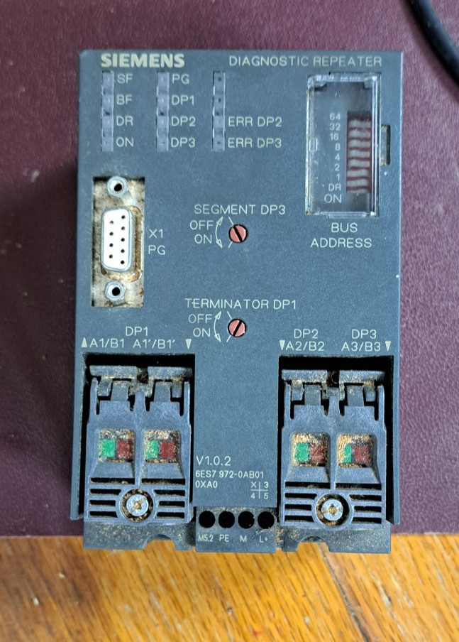 Siemens Diagnostic Repeater 6ES7972-0AB01-0XA0