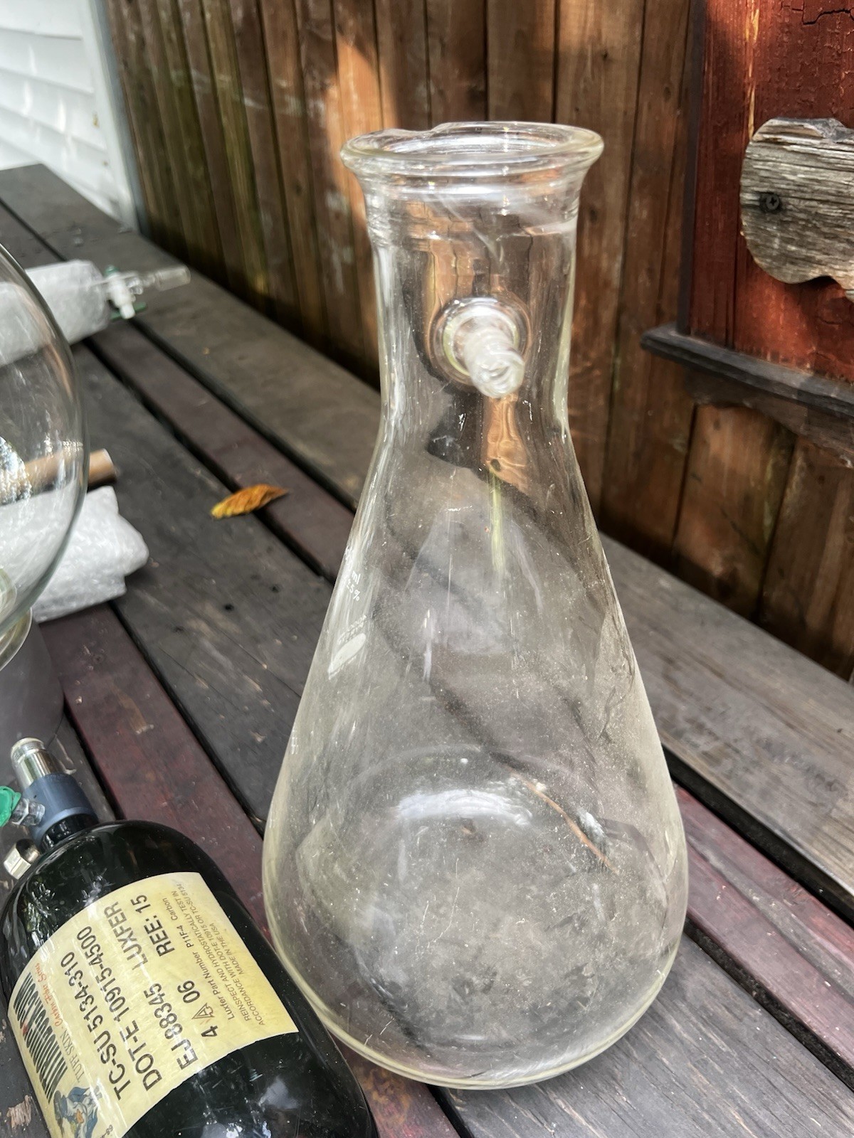 Chemglass Pyrex 5000 ML 12000 ML Lab Flasks Round Boiling Glass Lot