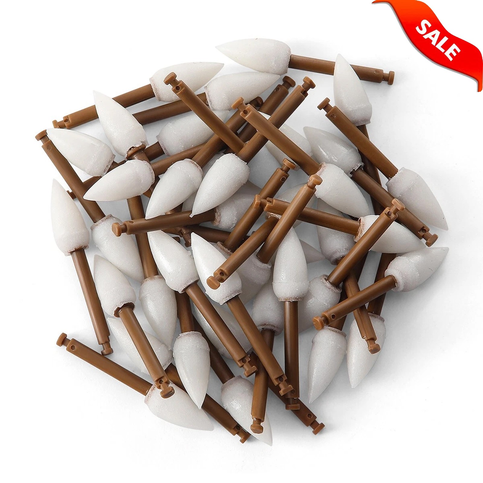 30pcs ENHANCE Style Dental Finishing Cup Point Disc Composite Polishing RA Shade