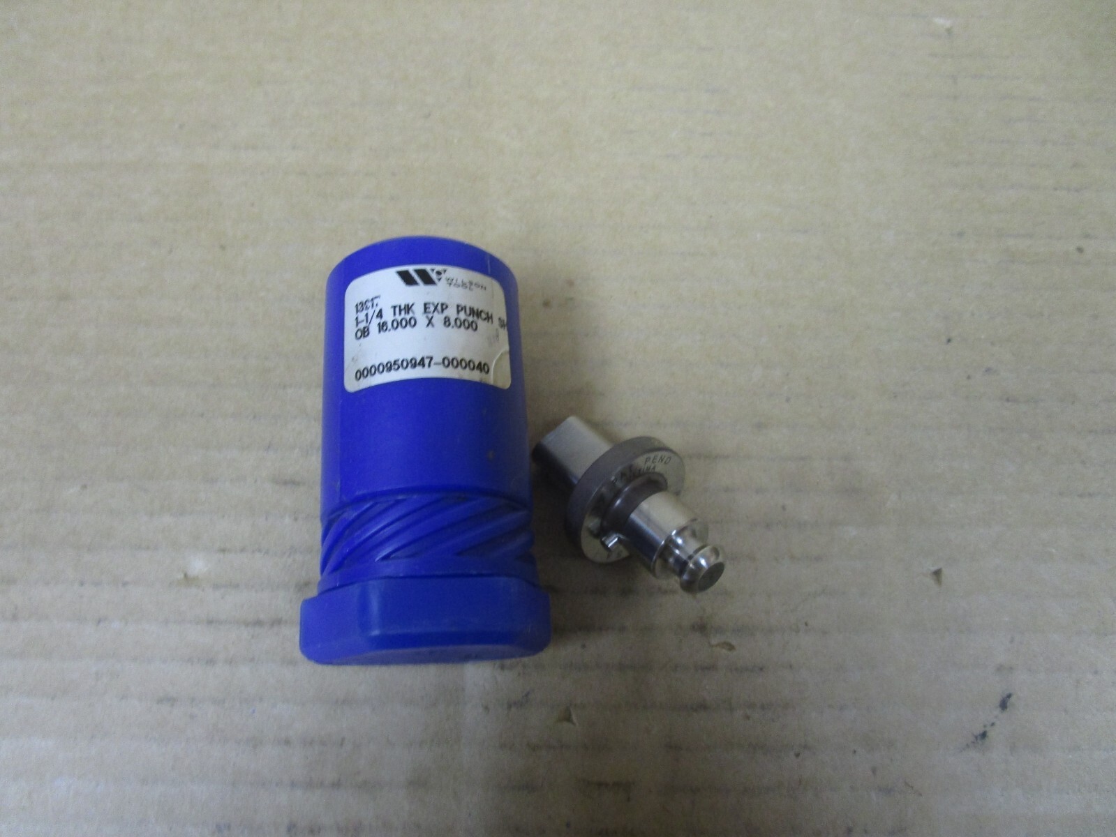 NEW WILSON TOOL 13917 1-1/4 THK EXP PUNCH OB 16.000 X 8.000
