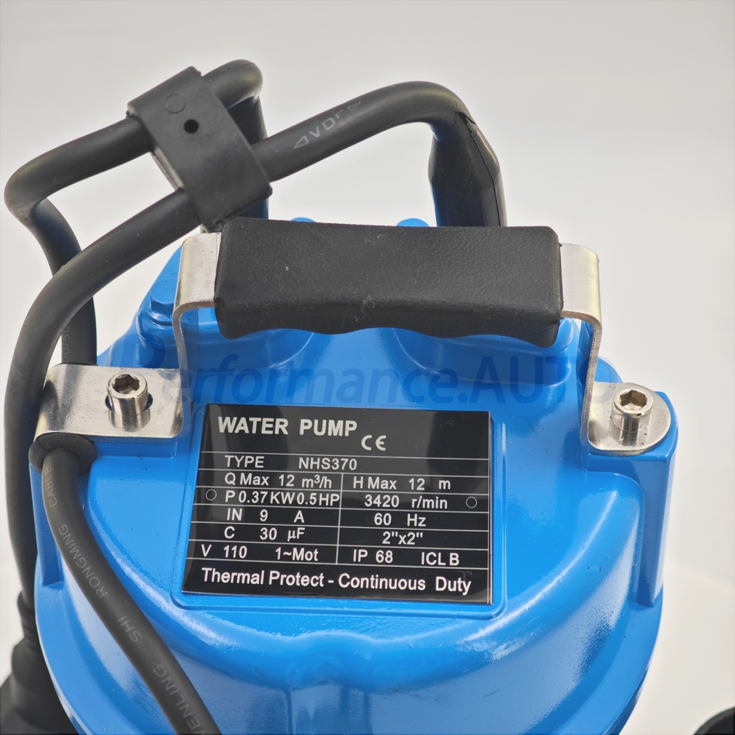 For Tsurumi Pump HS2.4S-62 Submersible Trash Water Pump 3000 GPH 1/2 HP 2» New
