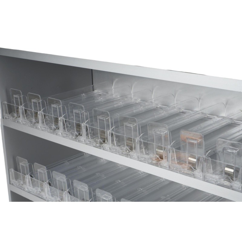 Cigarette Retail Showcase Rack Aluminium Cigarette Display Cabinet for 360 Packs