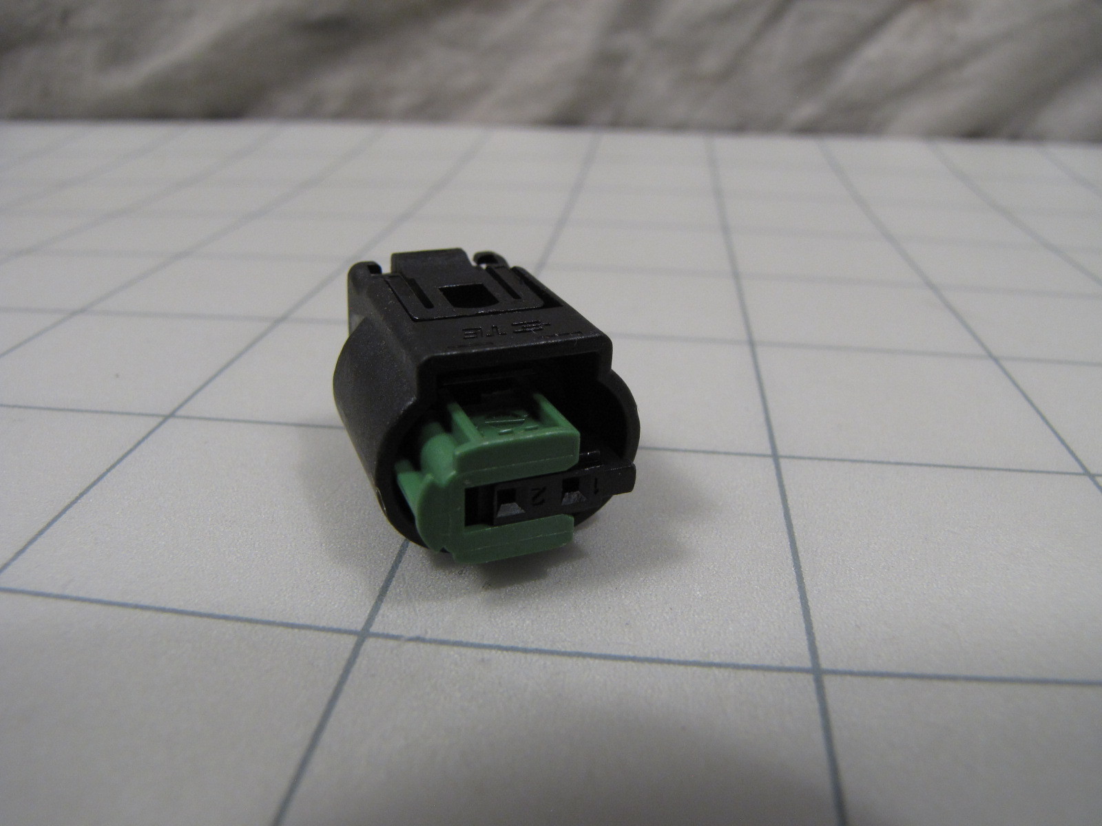 TE Connectivity 1-967644-1 2-Position Rectangular Housing Connector Receptacle
