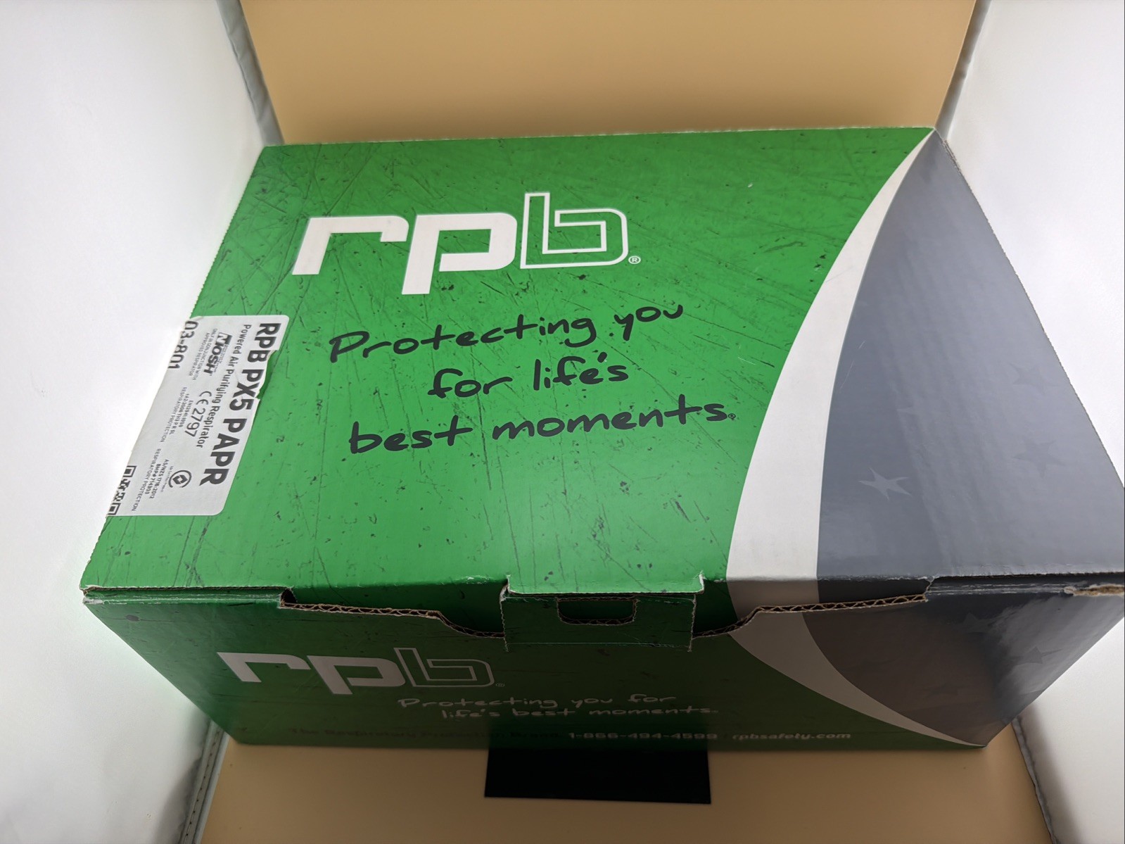 GVS RPB PX5 Powered Air Purifying Respirator – New – Probably Bad Battery