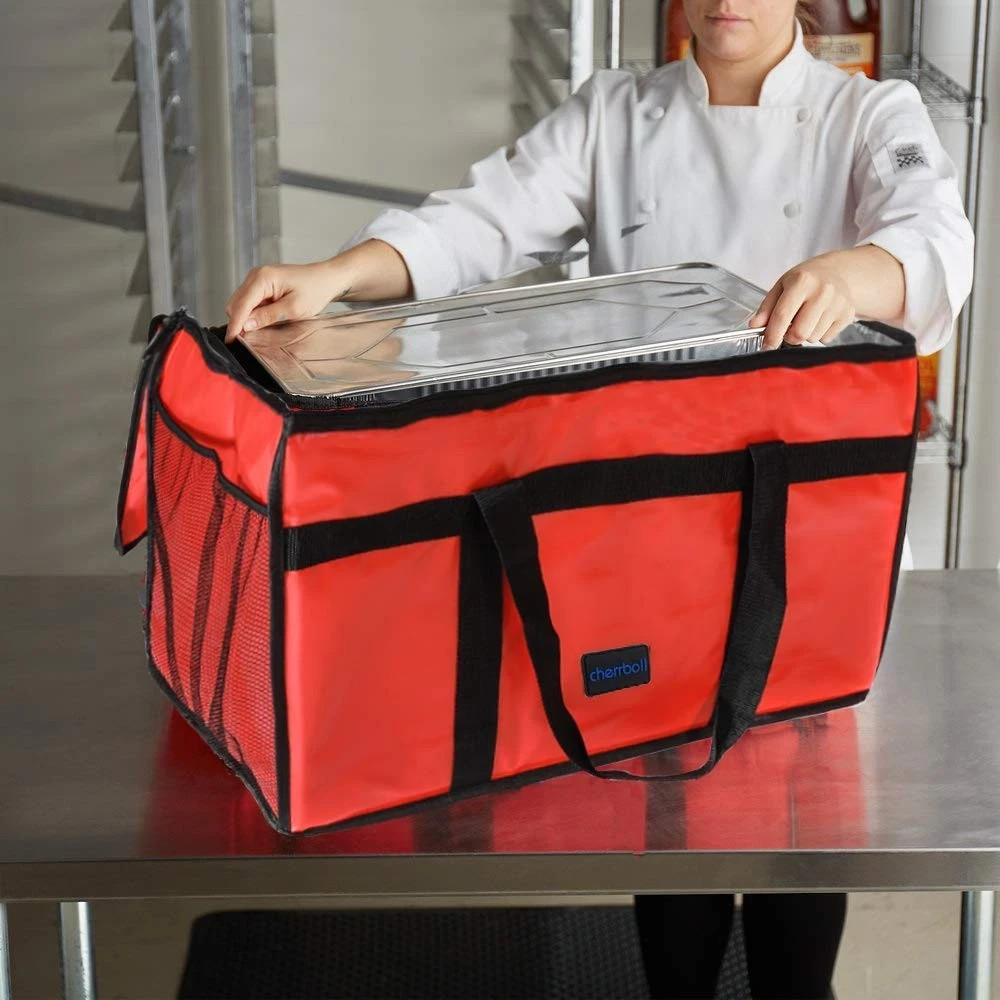 Insulated Food Delivery Bag 23″x14″x15″ – Large Catering Thermal Carrier