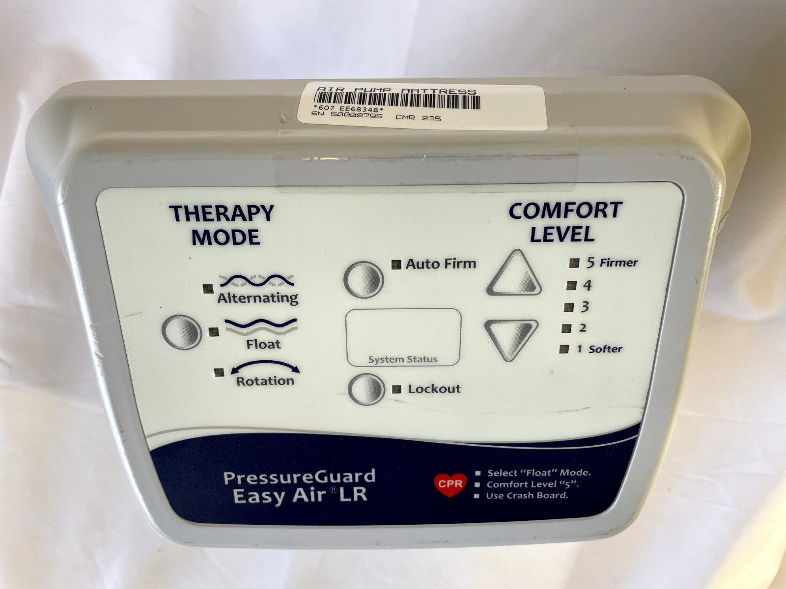 Span America Pressure Guard Easy Air LR 8210 Control Box w/Hospital Grade Power