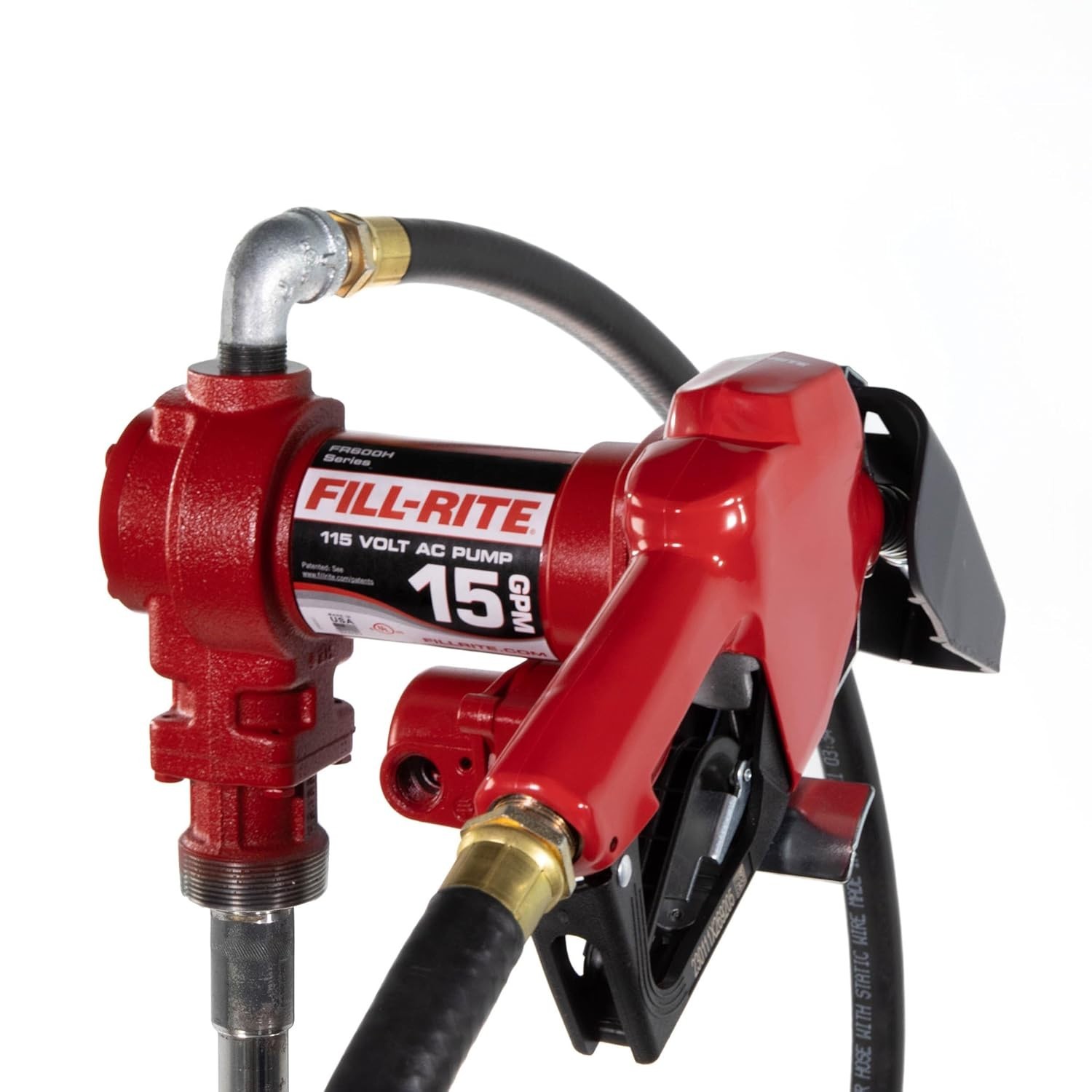 Fill-Rite FR610HA Fuel Transfer Pump, 115V AC, 15 GPM Max. Flow Rate 1/6 Hp