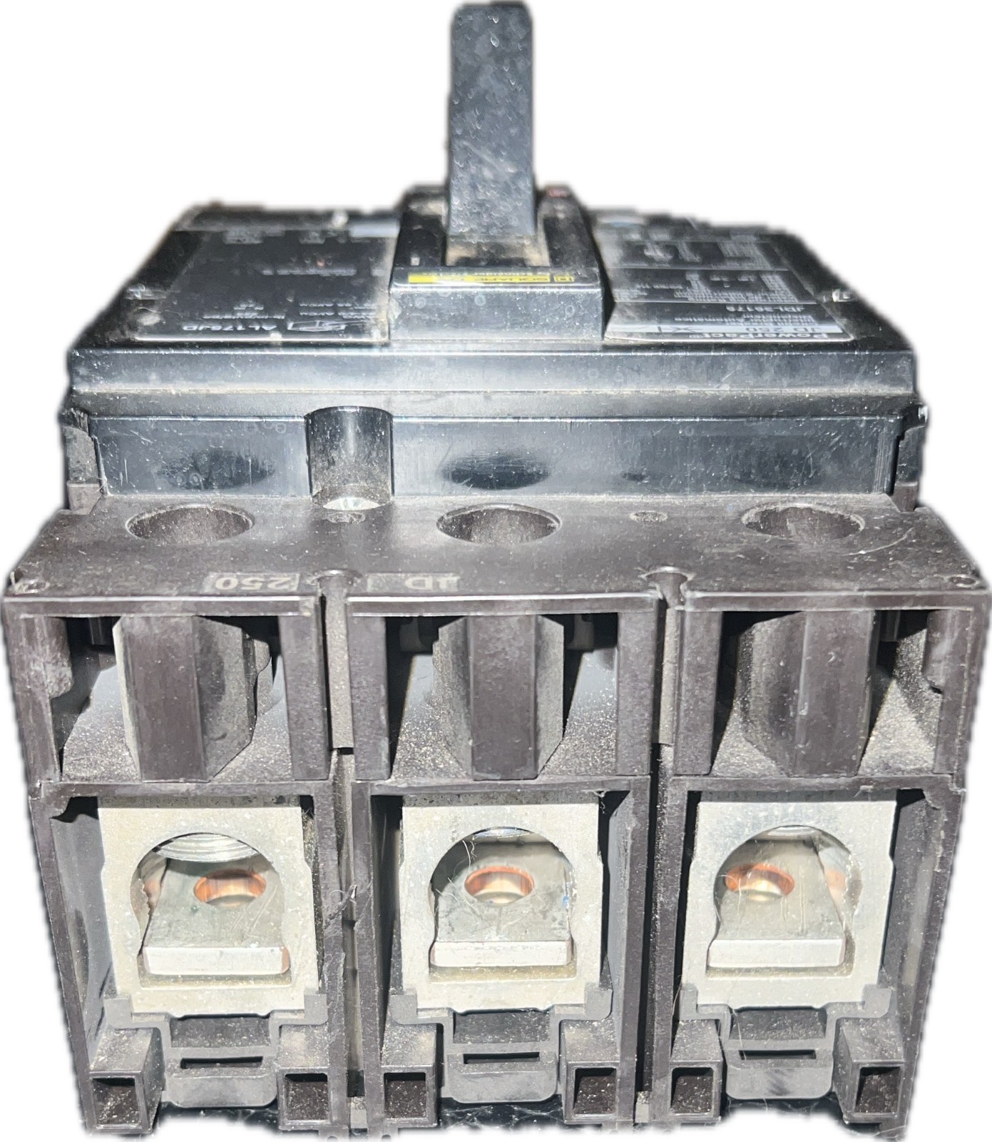 Square D JDL36175 PowerPact JD250 175A 3P 600V Circuit Breaker AL175JD