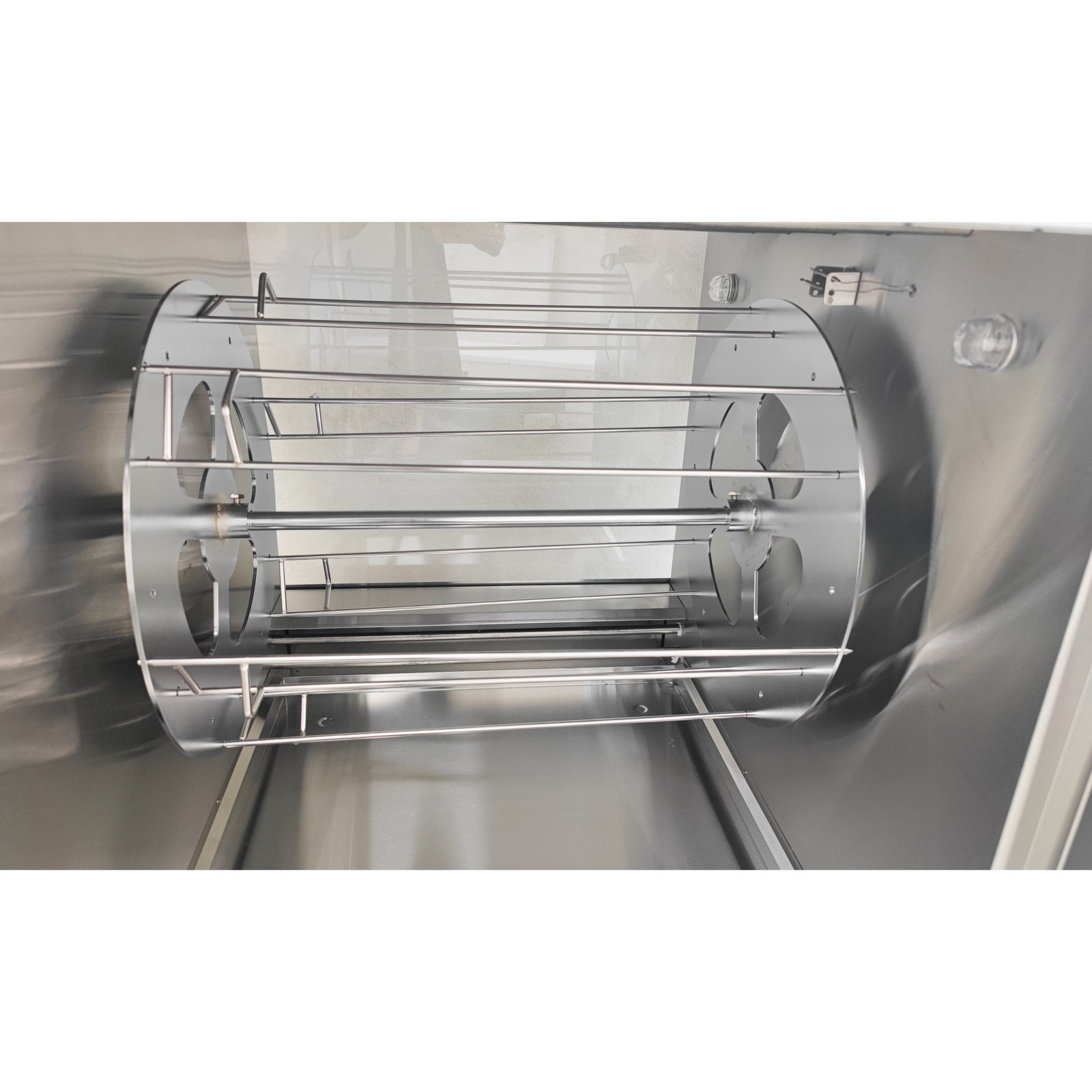 220V Electric Chicken Rotisserie Machine 122-572℉ Temp. Adjust Rotisserie Machin