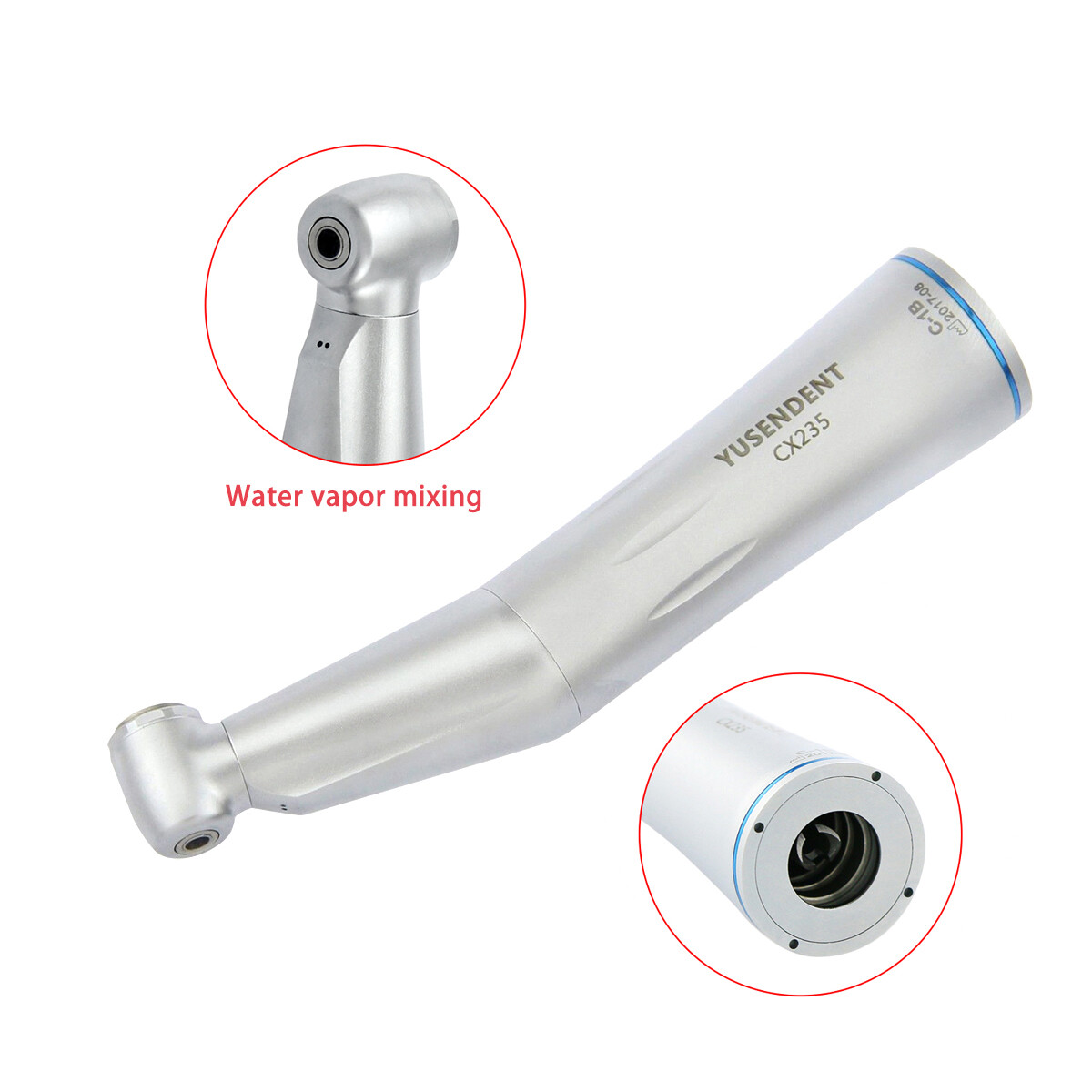 Dental Slow Low Speed Handpiece Contra Angle Push Button E-type