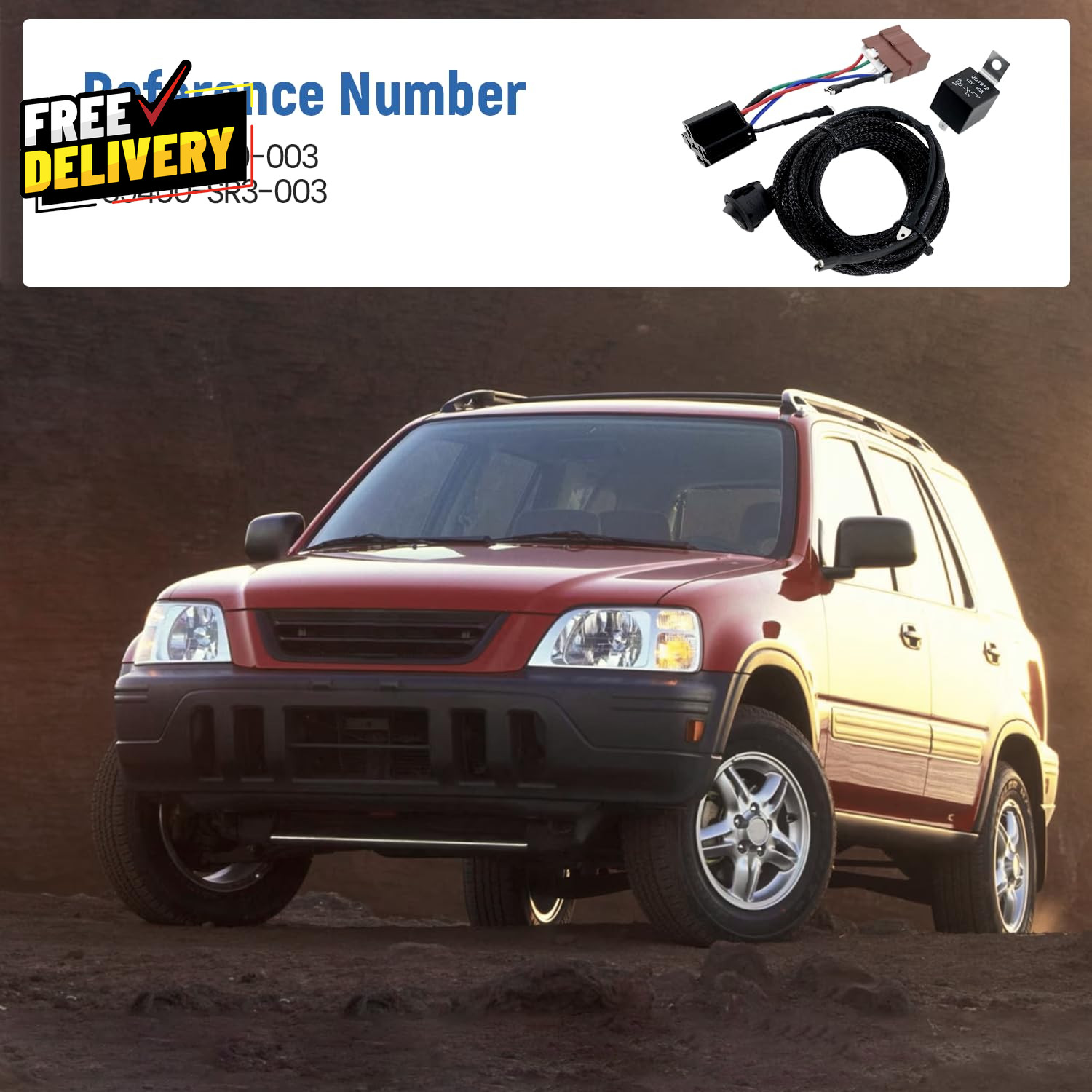 Main Relay Conversion Kit with Kill Switch Fit for Honda Civic 1992-2001 CRV 1..