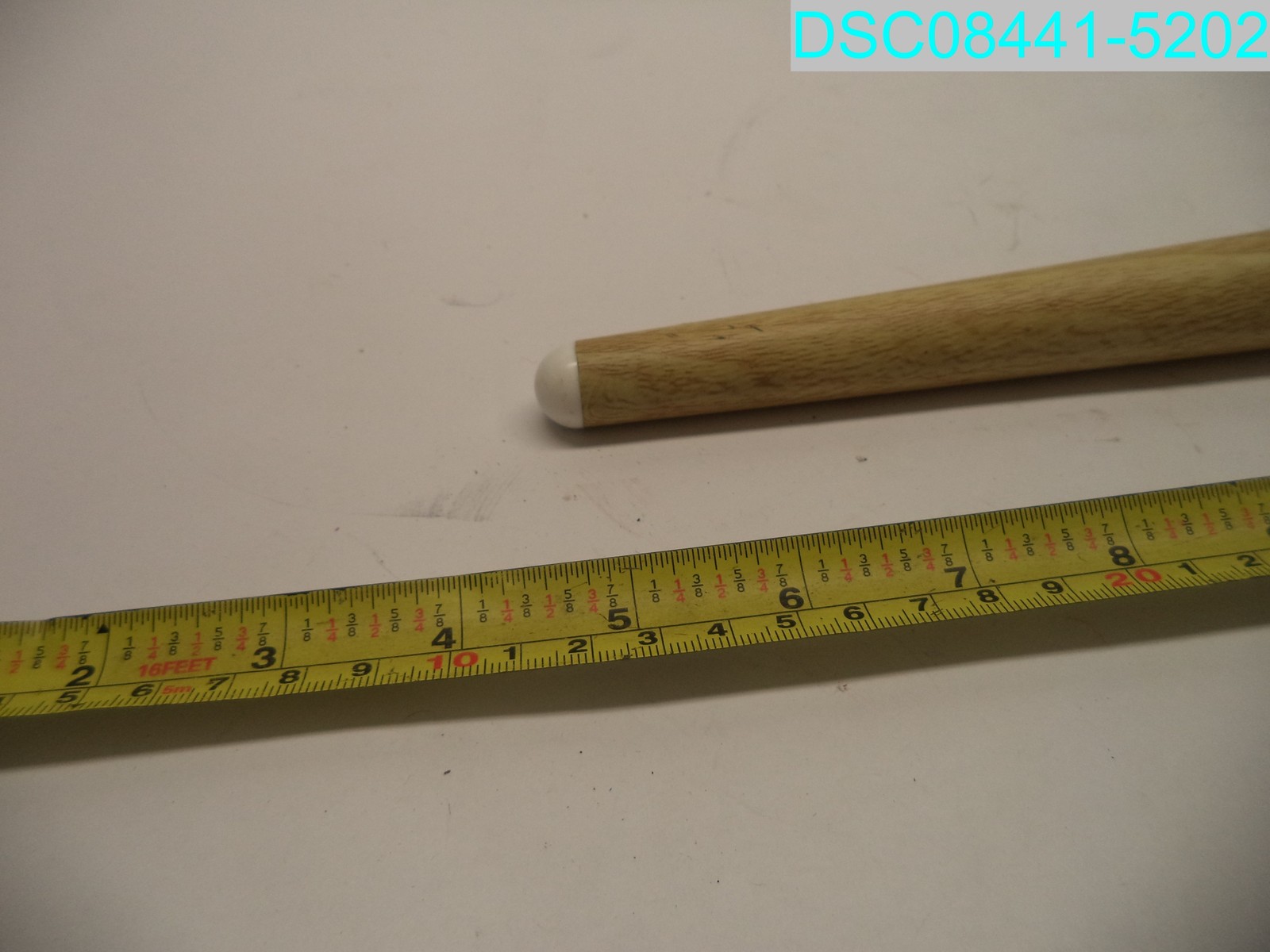 QTY=3: 16-3/4″ L Wood Grain Metal Table Legs 1″ D Tapered To 5/8″