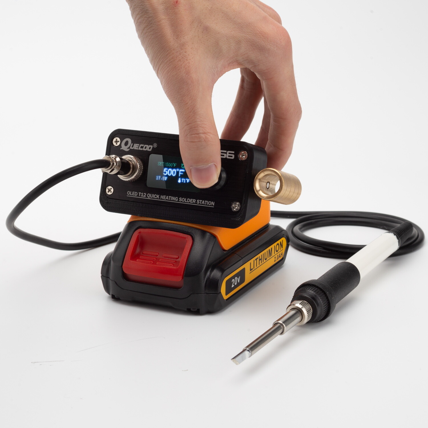 For Dewalt 20V Battery Portable Soldering Iron Cordless Soldering Station DIY