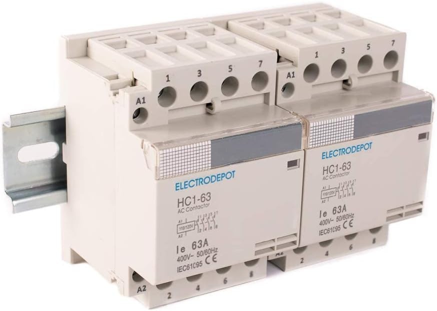 40A 4 Pole Normally Open Contactor IEC 400V 110/120VAC Replacement