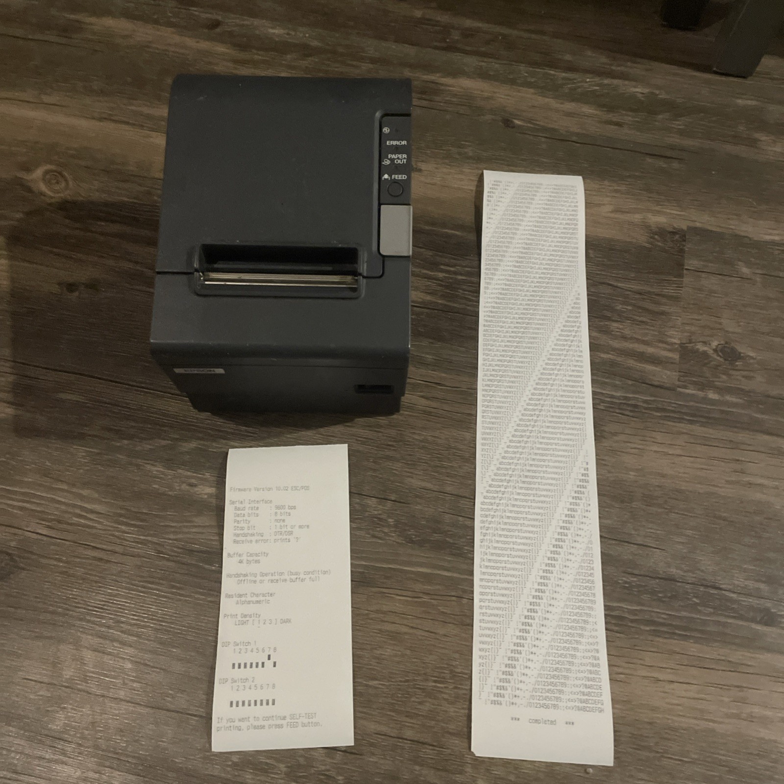 Micros Epson M129H TM-T88IV Thermal POS Receipt Printer IDN Tested!