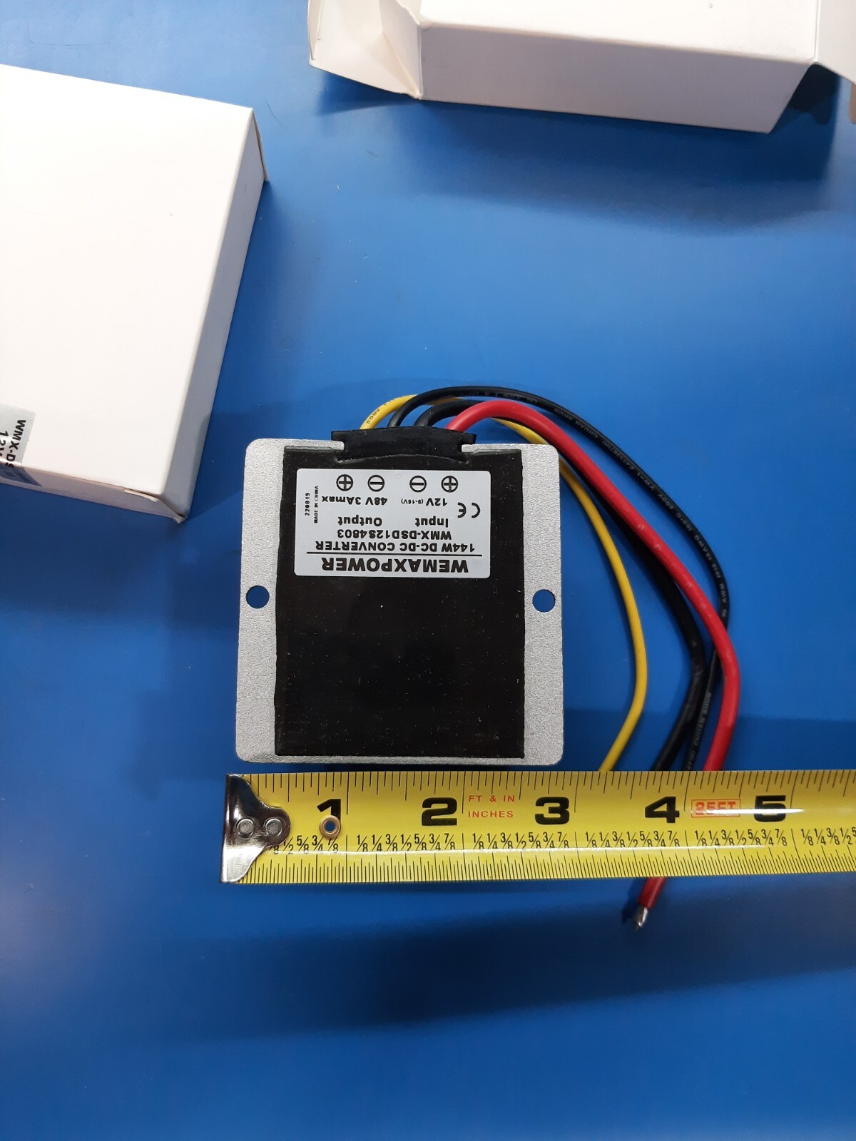 12V to 48V 144W DC-DC Step-Up Boost Converter Voltage Regulator IP67 Waterproof