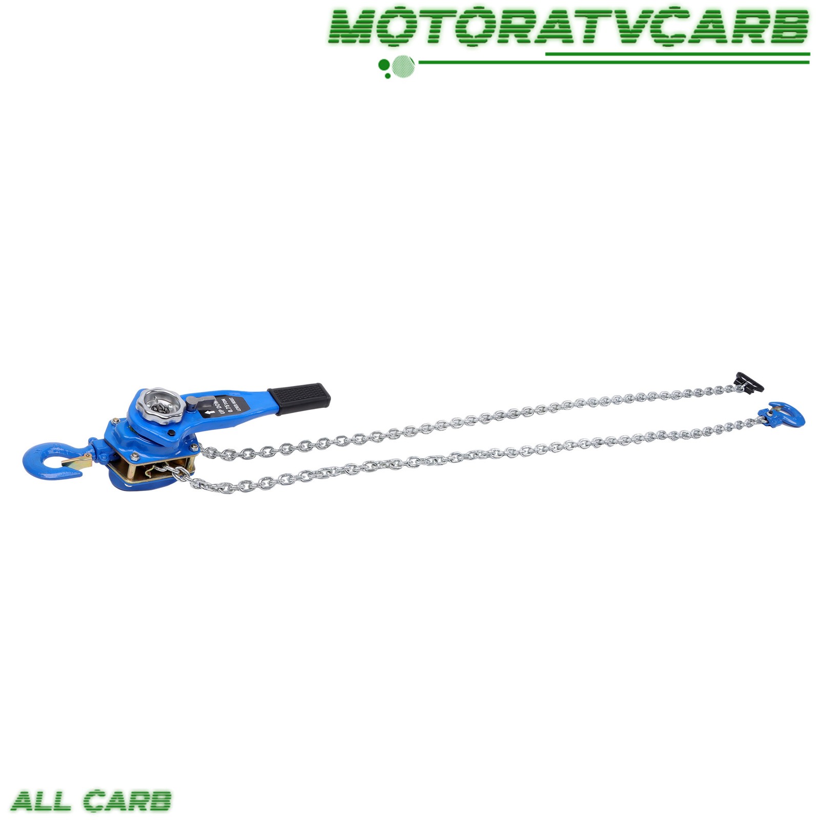 ALL-CARB 10FT Manual Lever Chain Hoist 3/4T 1650 Lbs Capacity Chain Come Along
